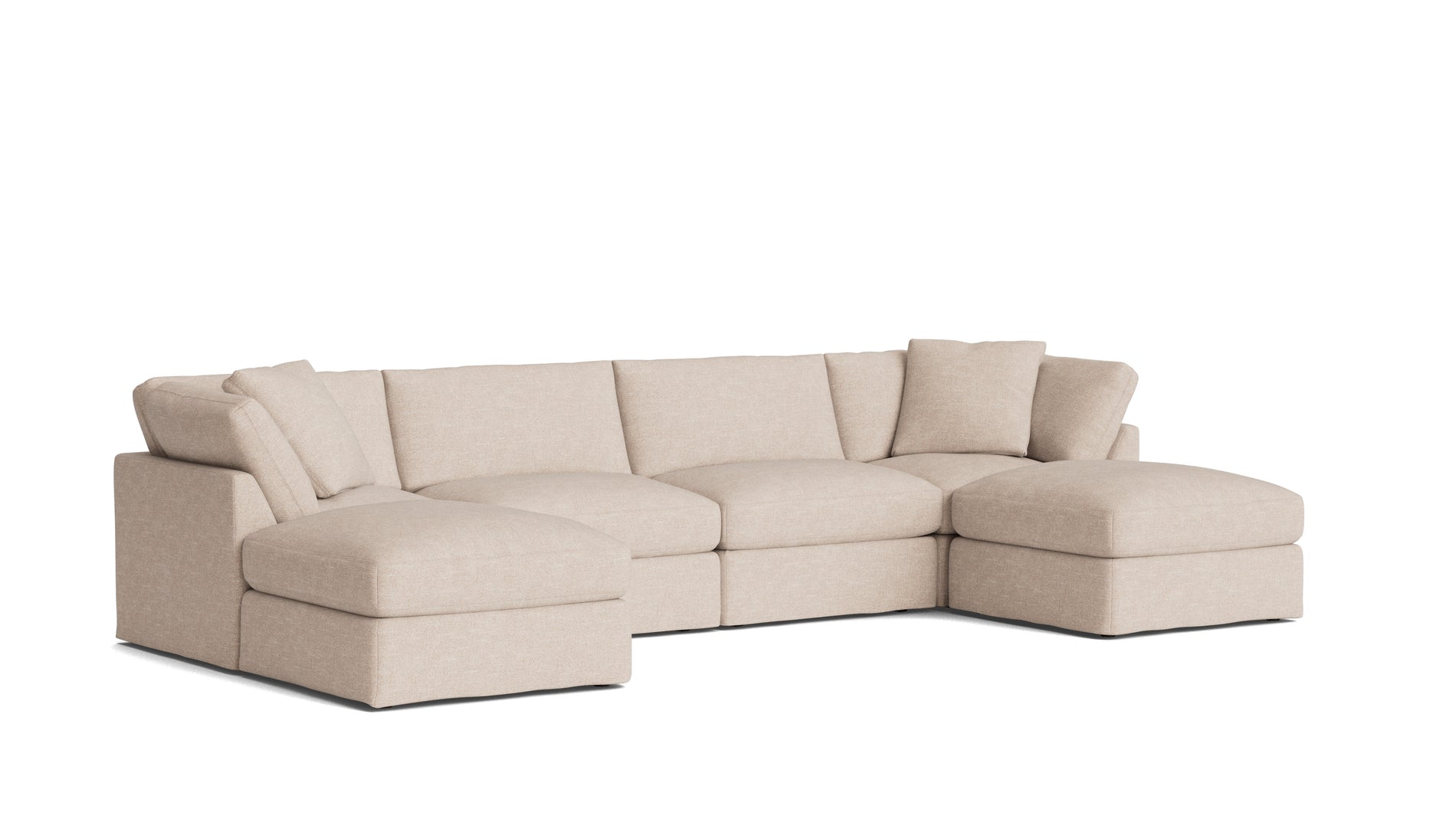 Get Together™ 6-Piece Modular U-Shaped Sectional, Standard, Sunbeam_image