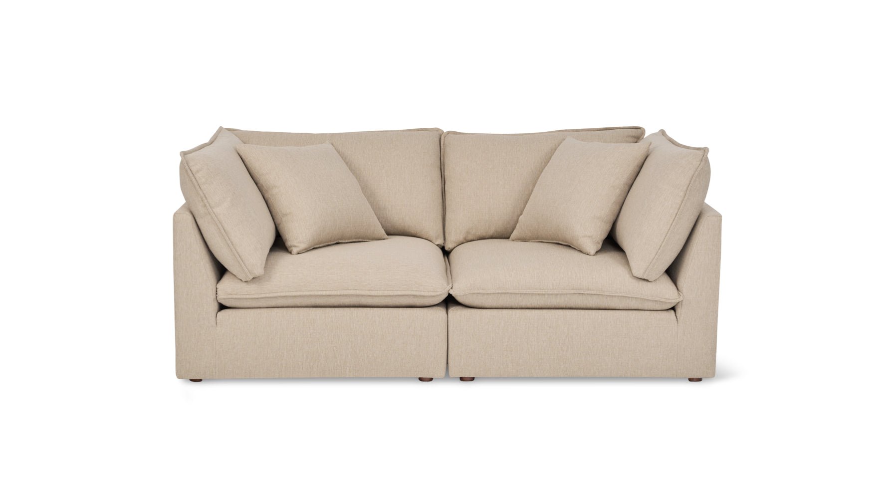Chill Time 2-Piece Modular Sofa, Biscuit - Image 1