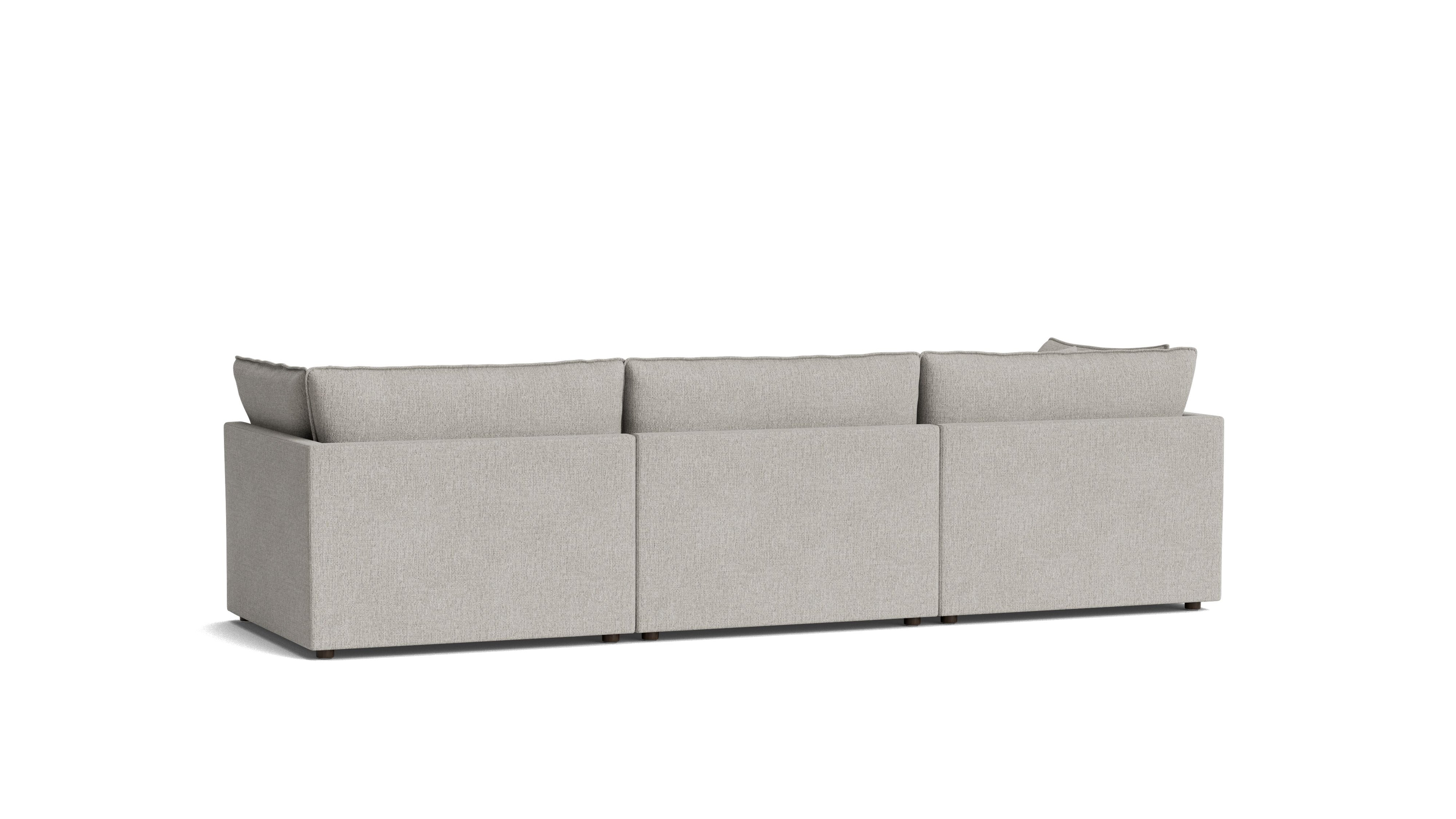 Chill Time 3-Piece Modular Sofa, Heather