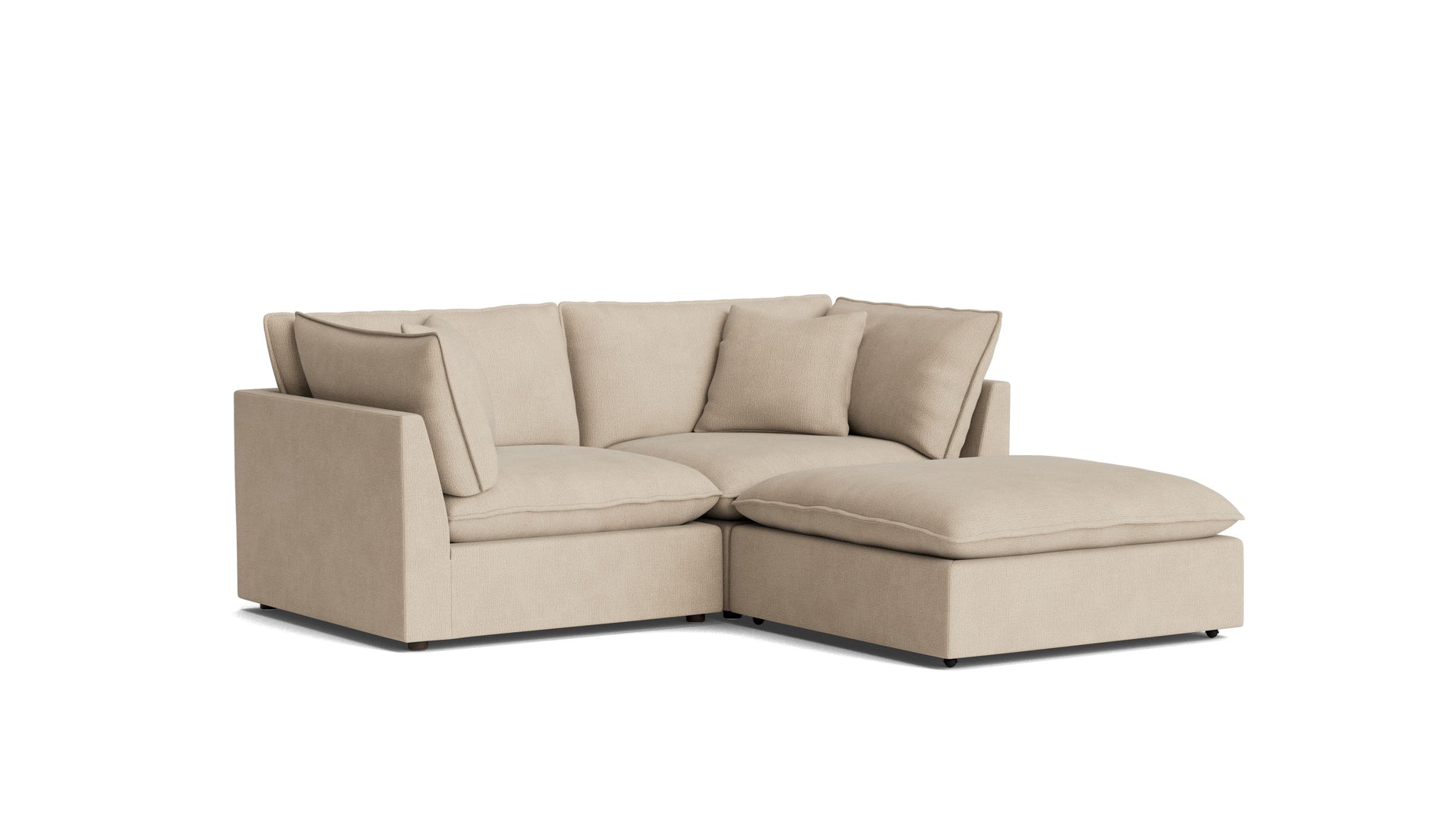 Chill Time 3-Piece Modular Sectional, Biscuit_image