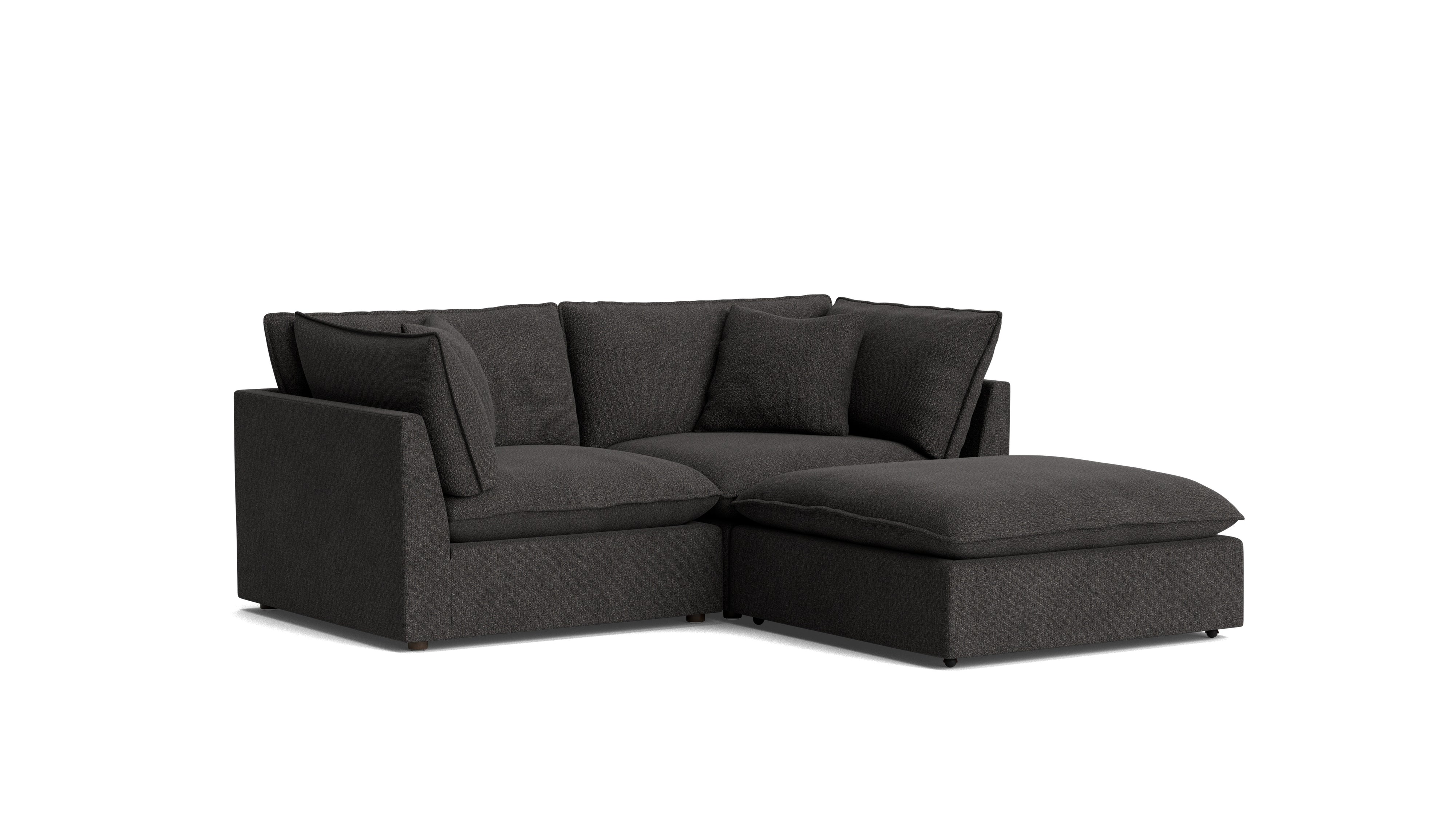 Chill Time 3-Piece Modular Sectional, Dark Shadow