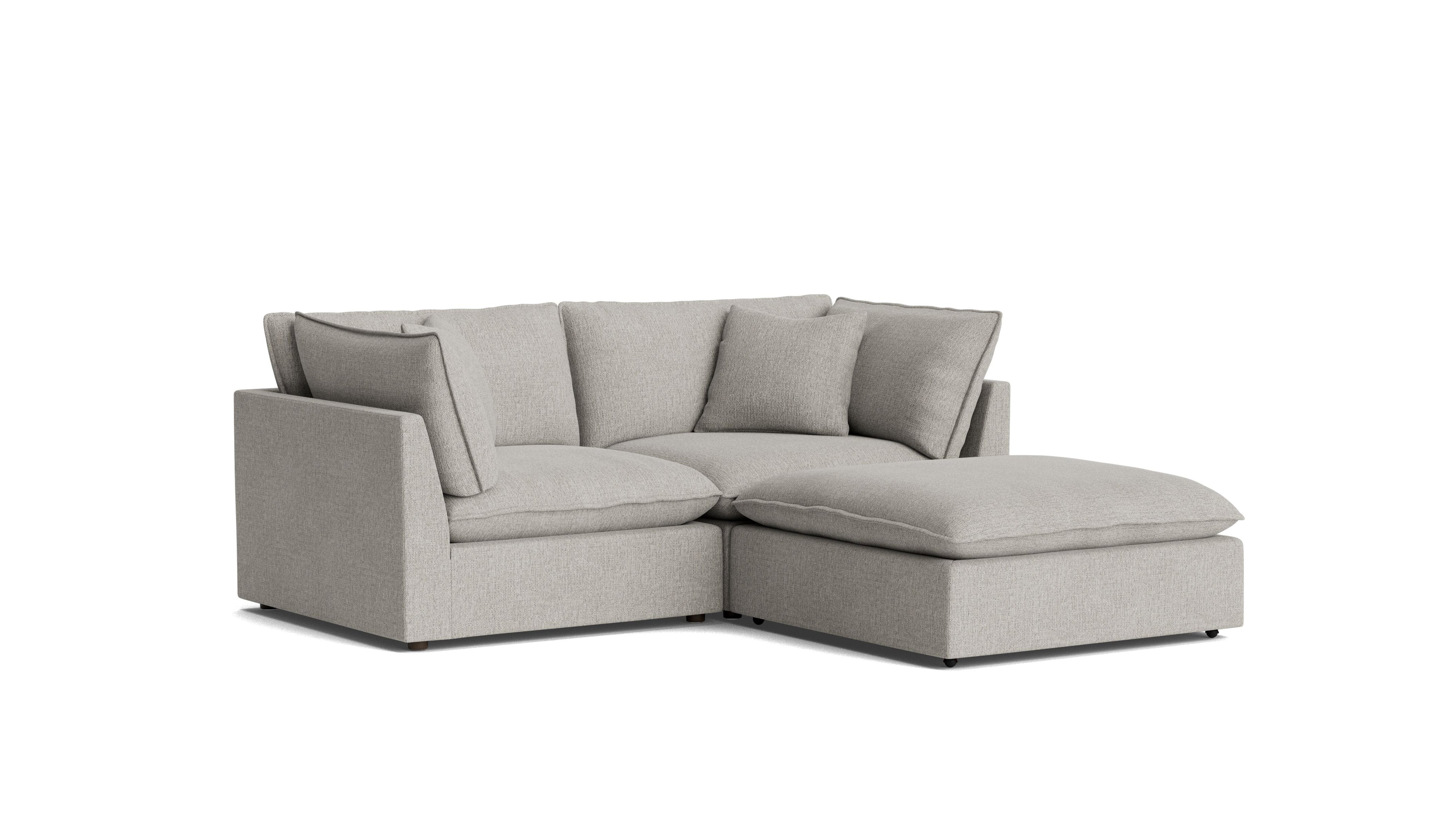 Chill Time 3-Piece Modular Sectional, Heather