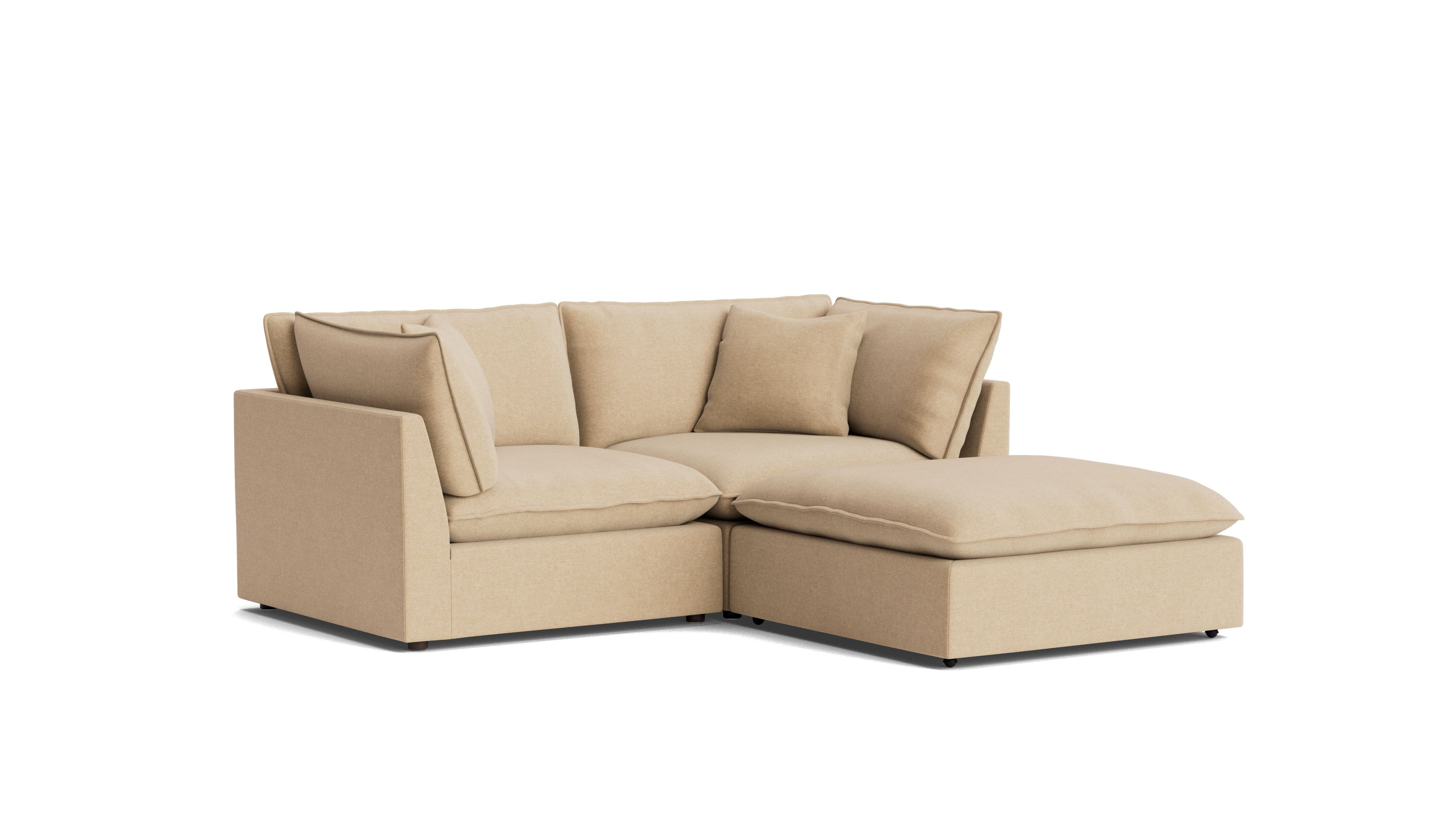 Chill Time 3-Piece Modular Sectional, Hazelnut