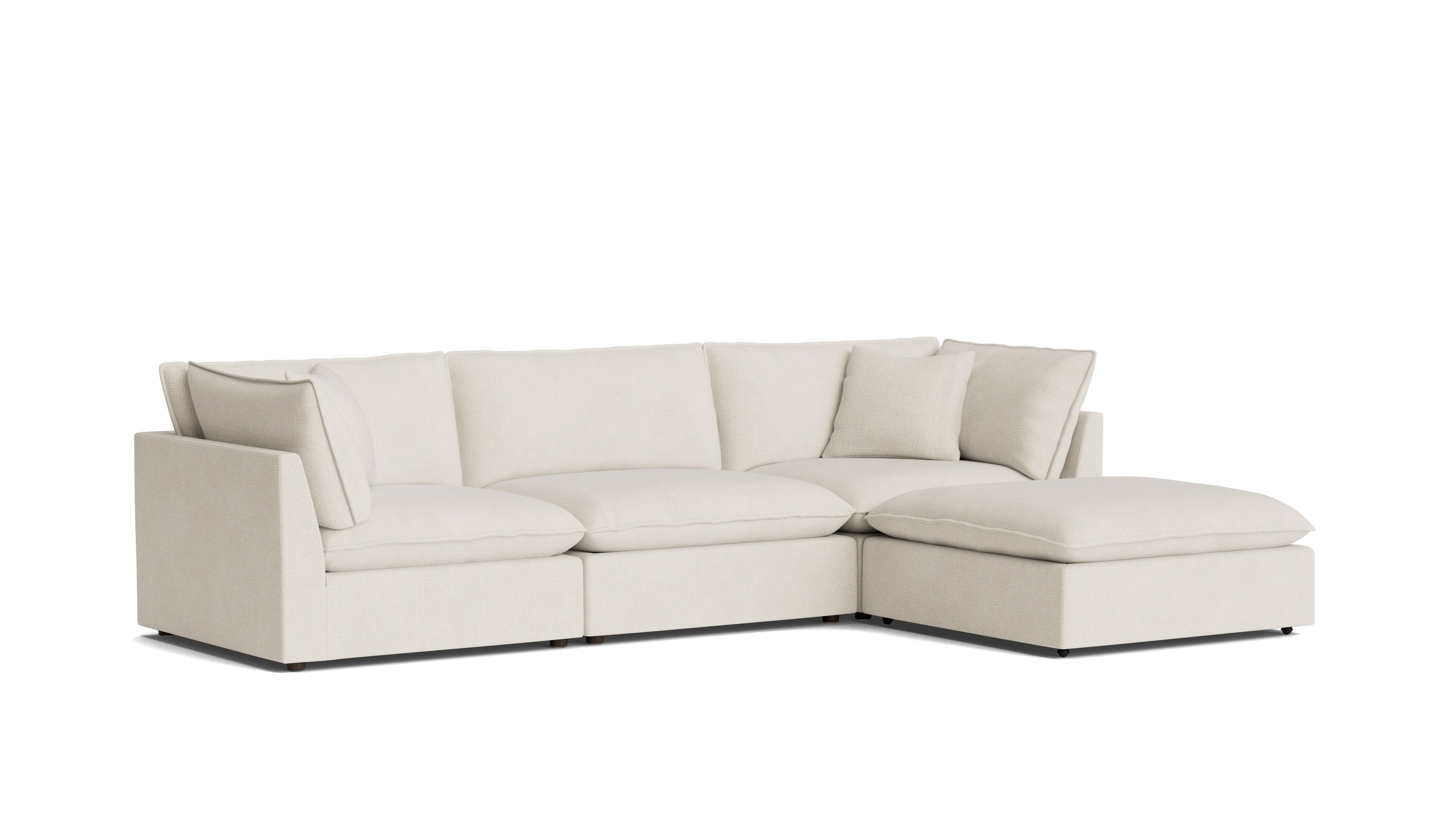 Chill Time 4-Piece Modular Sectional, Birch