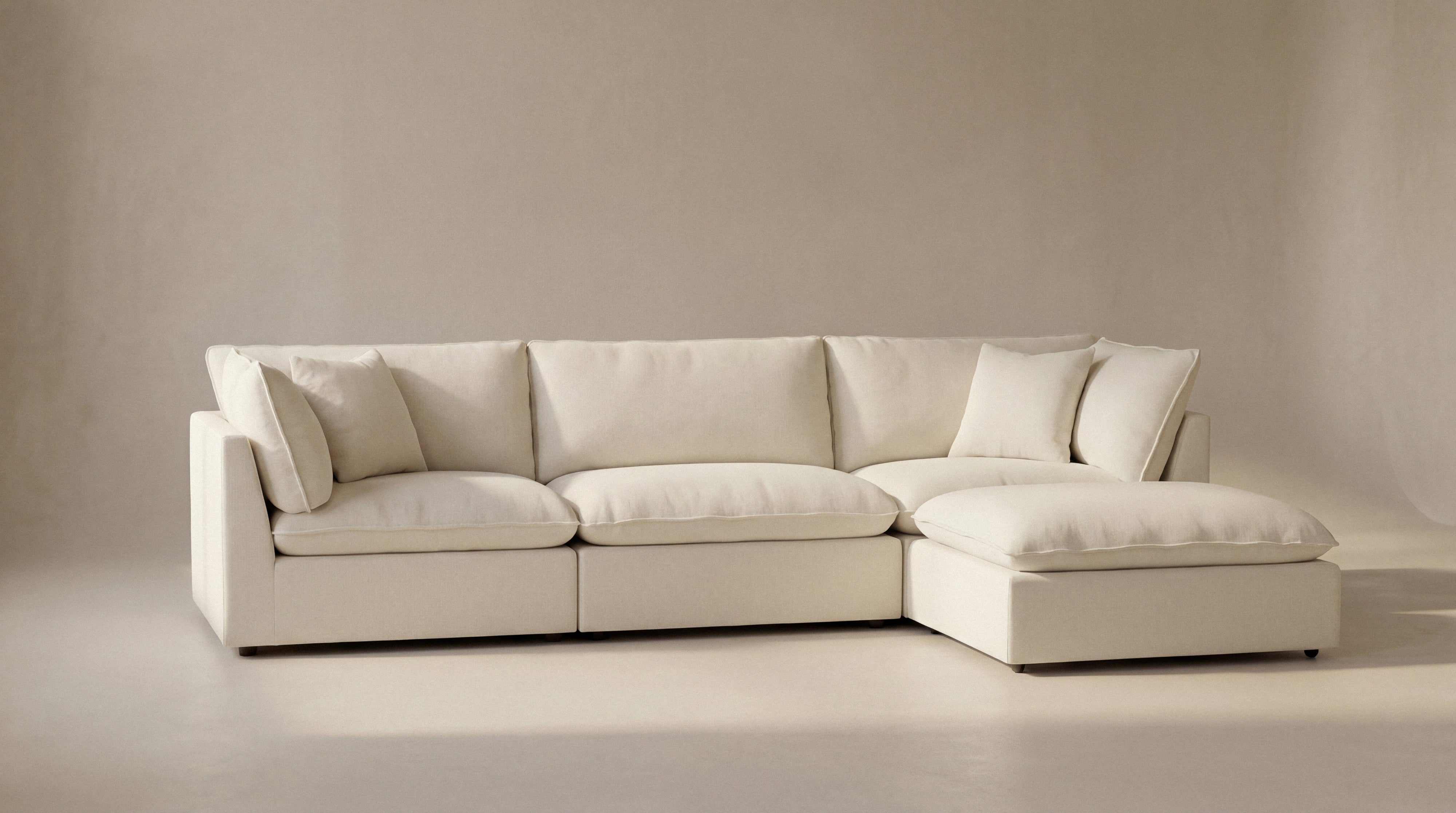 Chill Time 4-Piece Modular Sectional, Birch