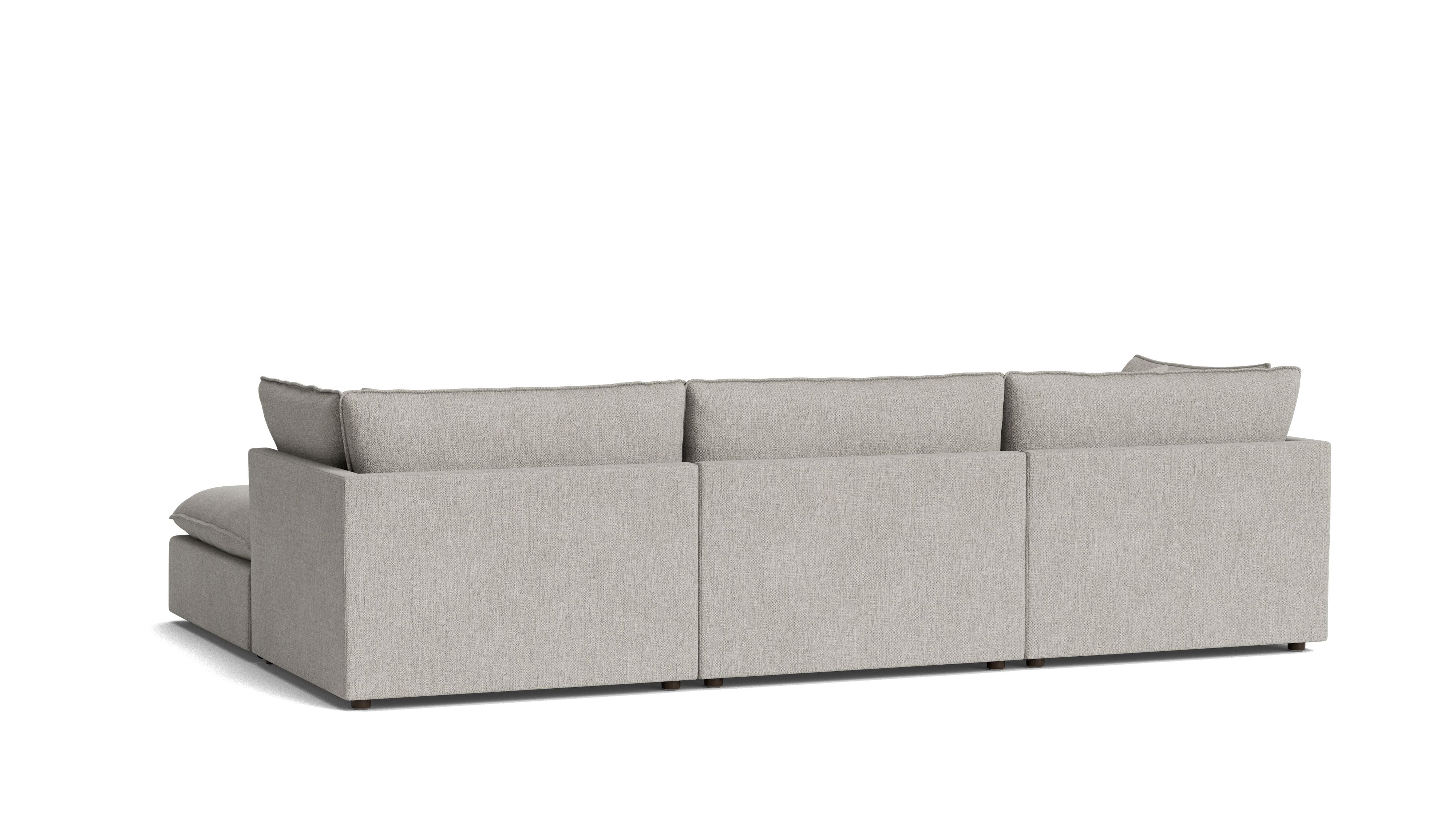 Chill Time 4-Piece Modular Sectional, Heather