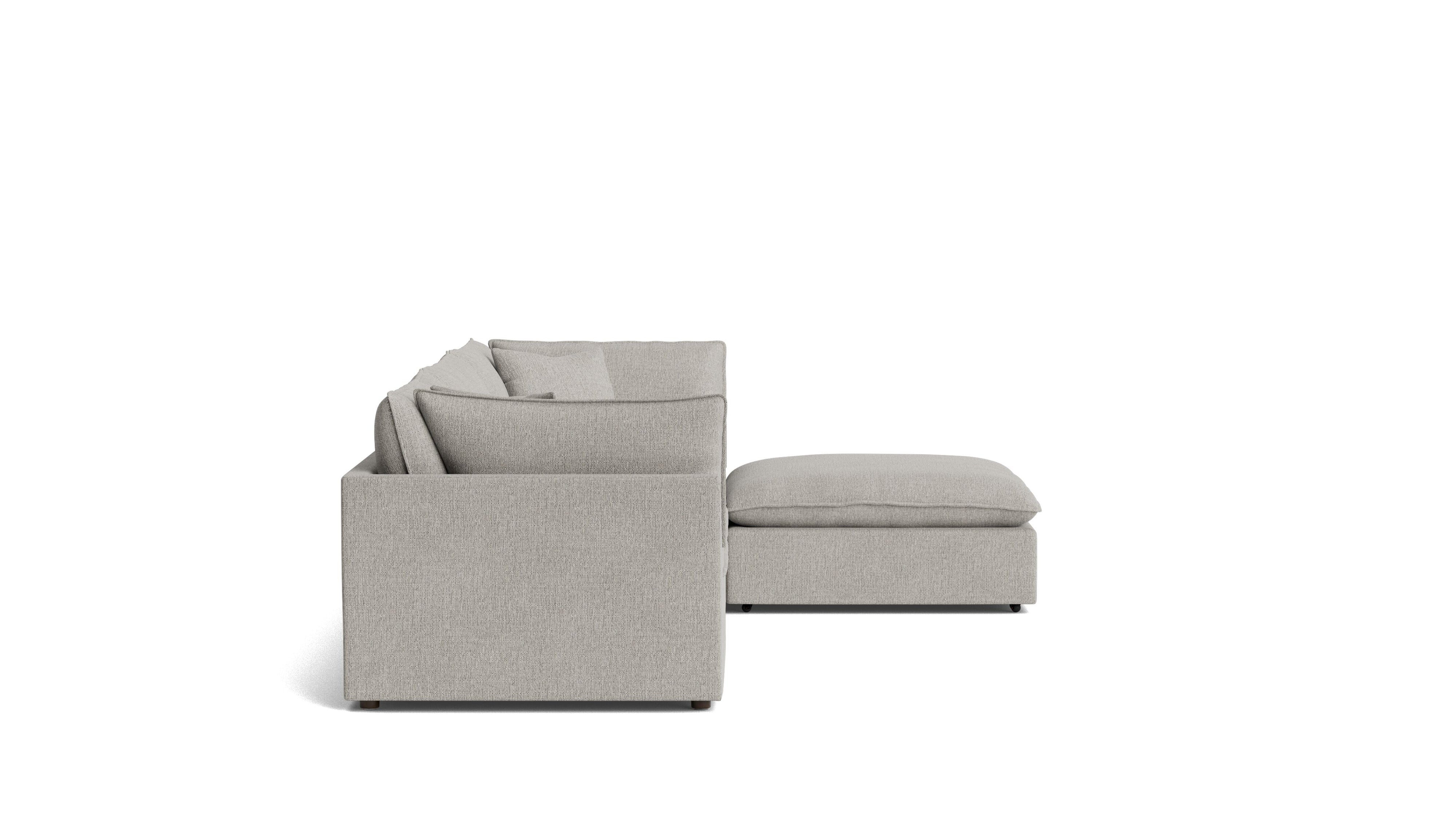 Chill Time 4-Piece Modular Sectional, Heather