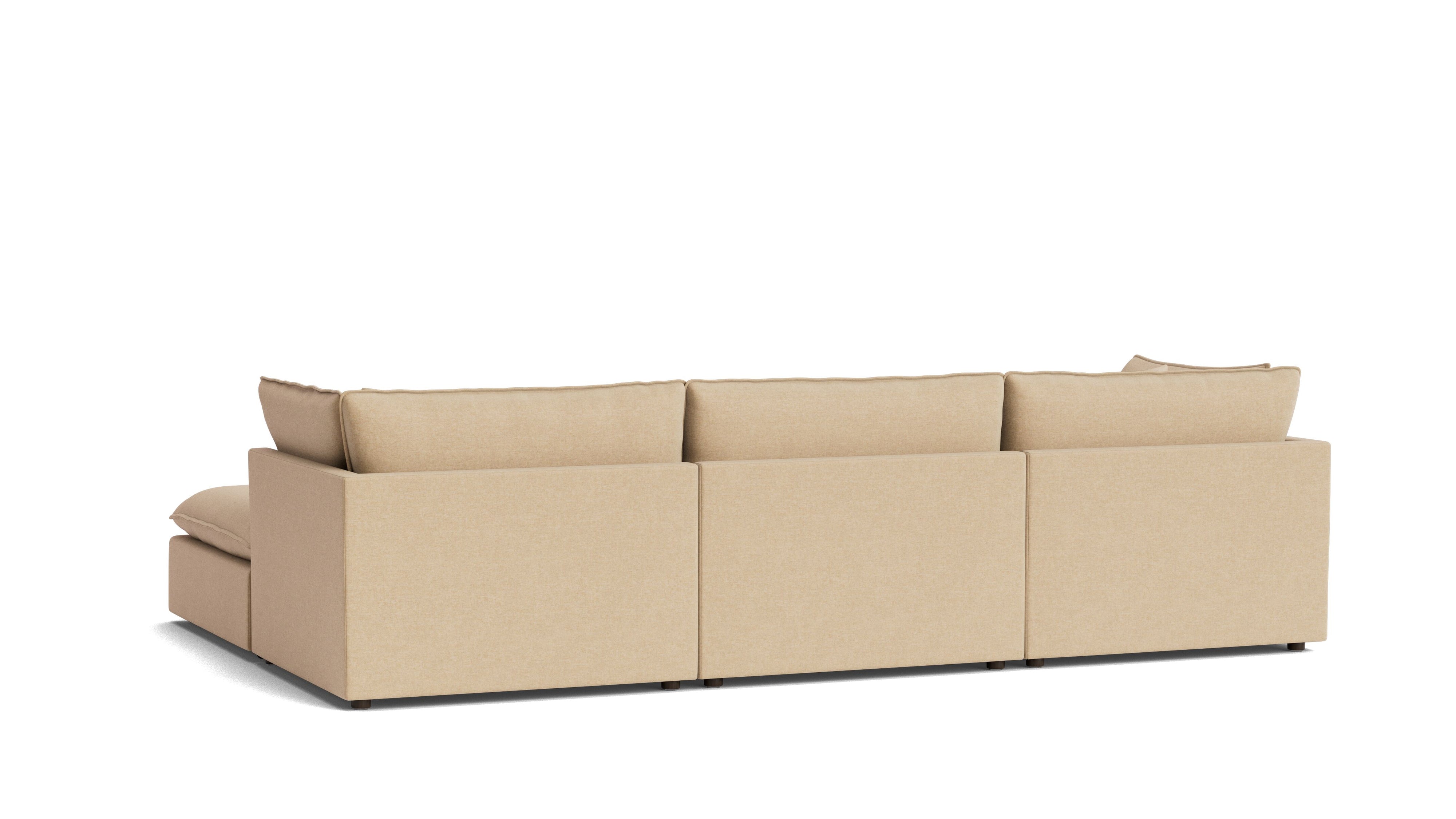 Chill Time 4-Piece Modular Sectional, Hazelnut