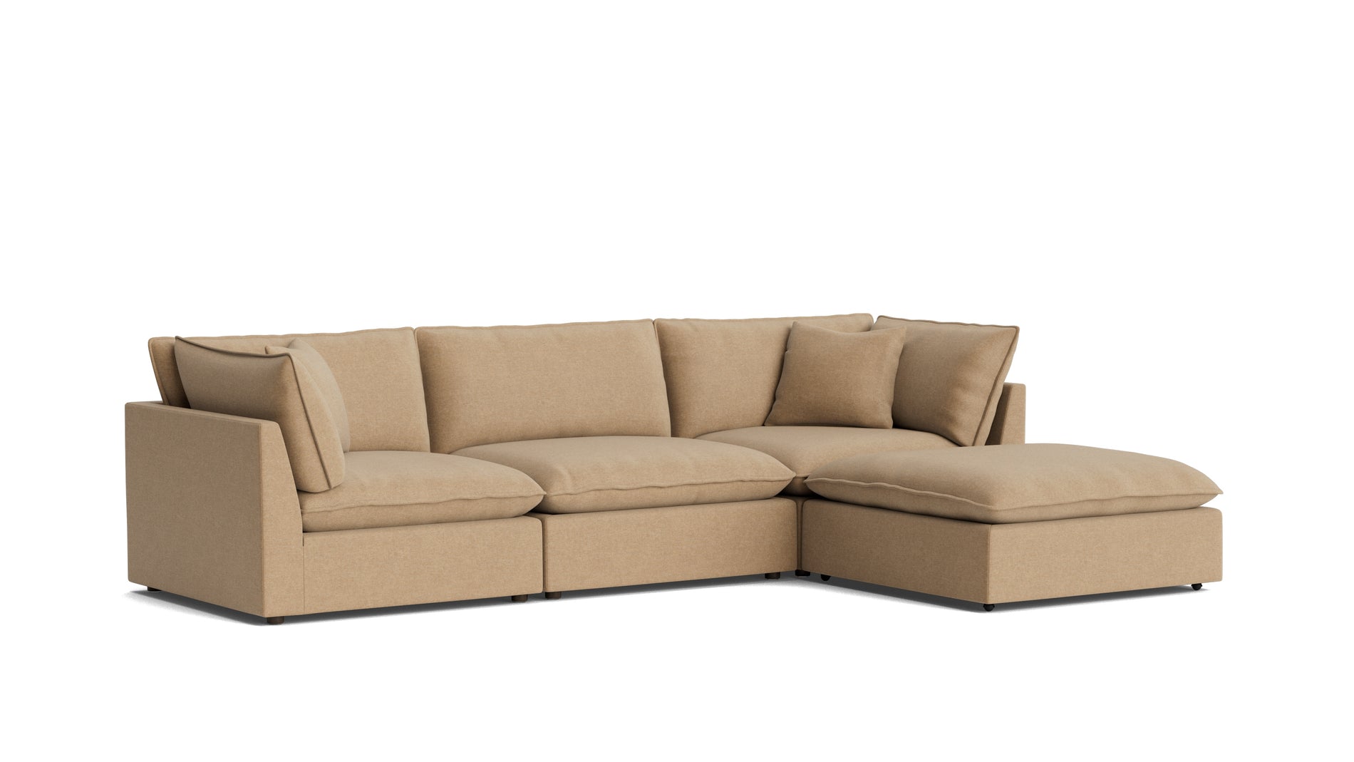 Chill Time 4-Piece Modular Sectional, Hazelnut_image