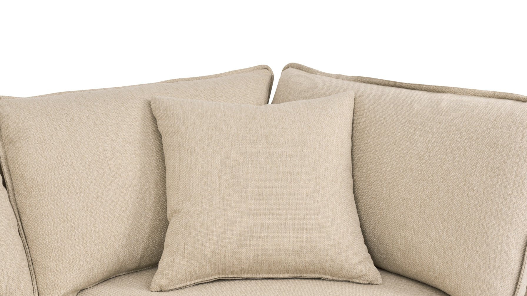 Chill Time 4-Piece Modular Sectional Closed, Biscuit - Image 7