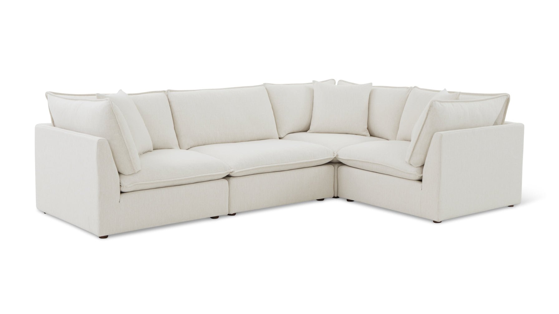 Chill Time 4-Piece Modular Sectional Closed, Birch - Image 10
