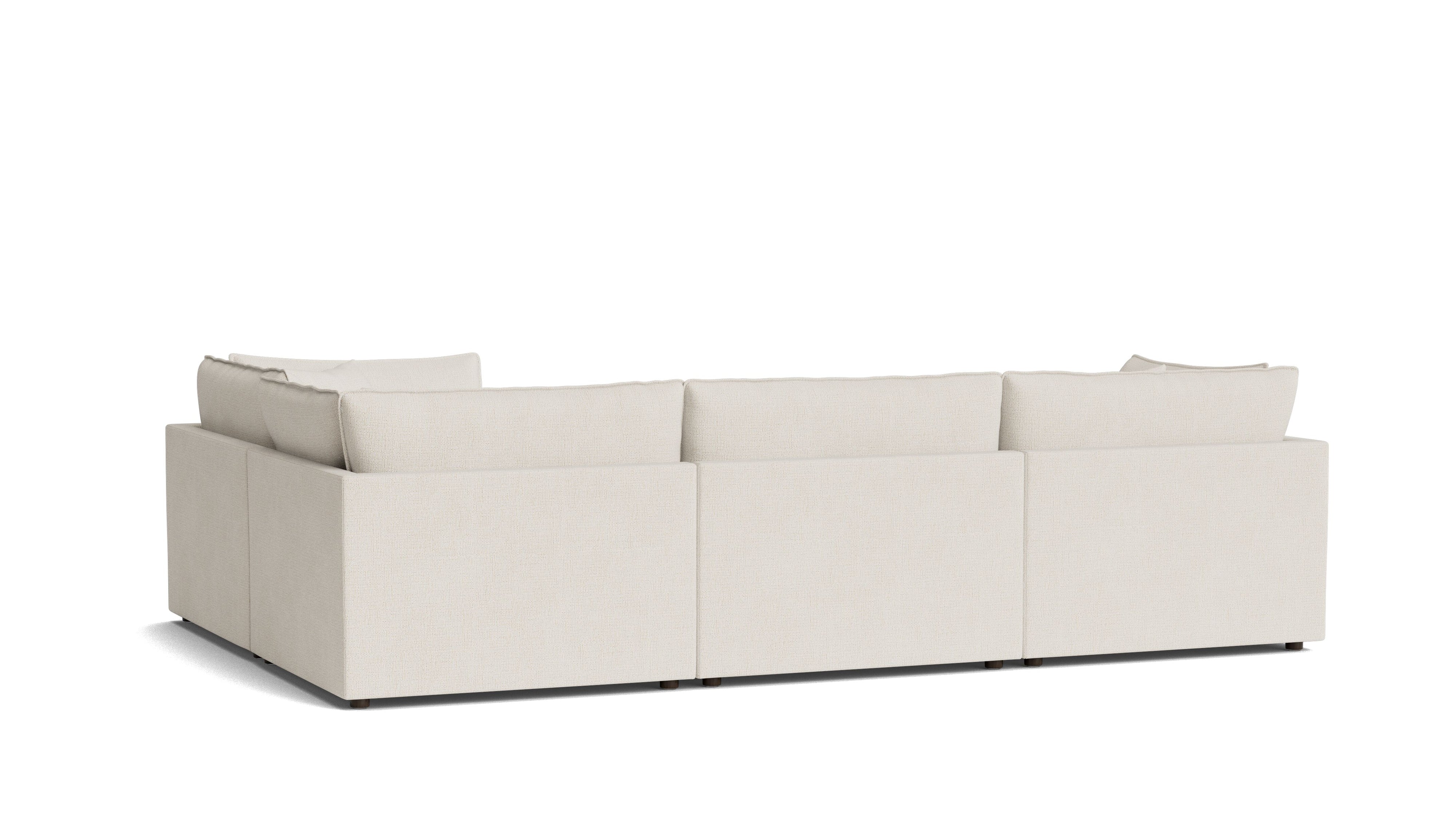 Chill Time 4-Piece Modular Sectional Closed, Birch