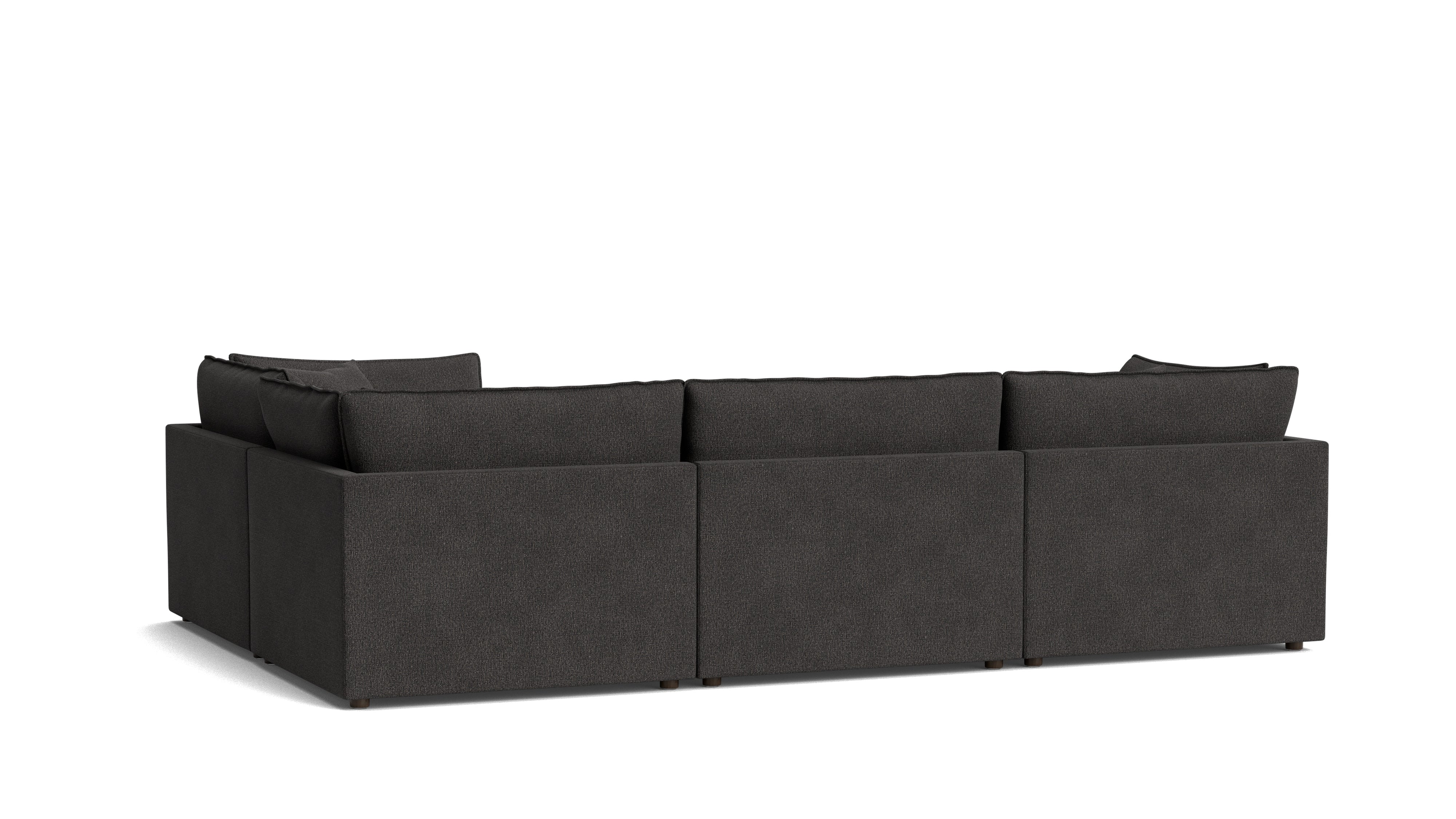Chill Time 4 - Piece Modular Sectional Closed, Dark Shadow - Sundays Company CanadaSEC-YJ-050-025