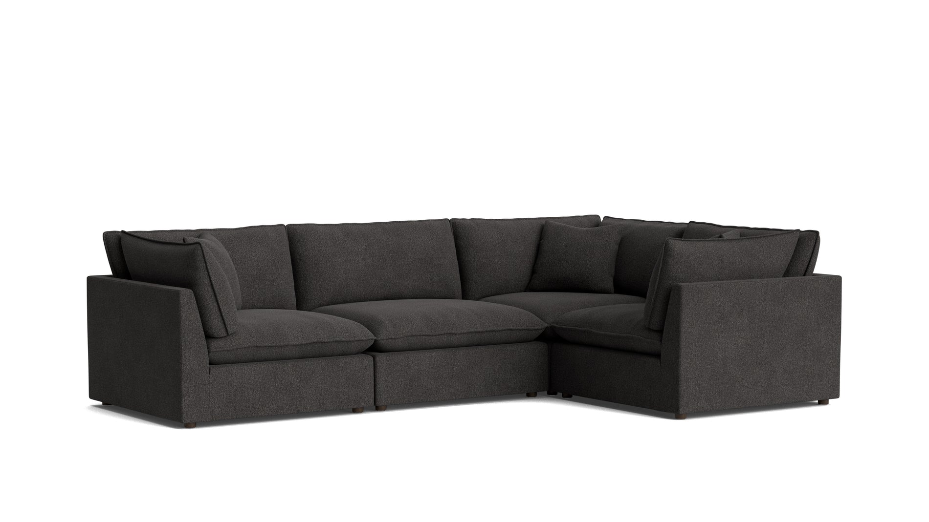 Chill Time 4-Piece Modular Sectional Closed, Dark Shadow_image