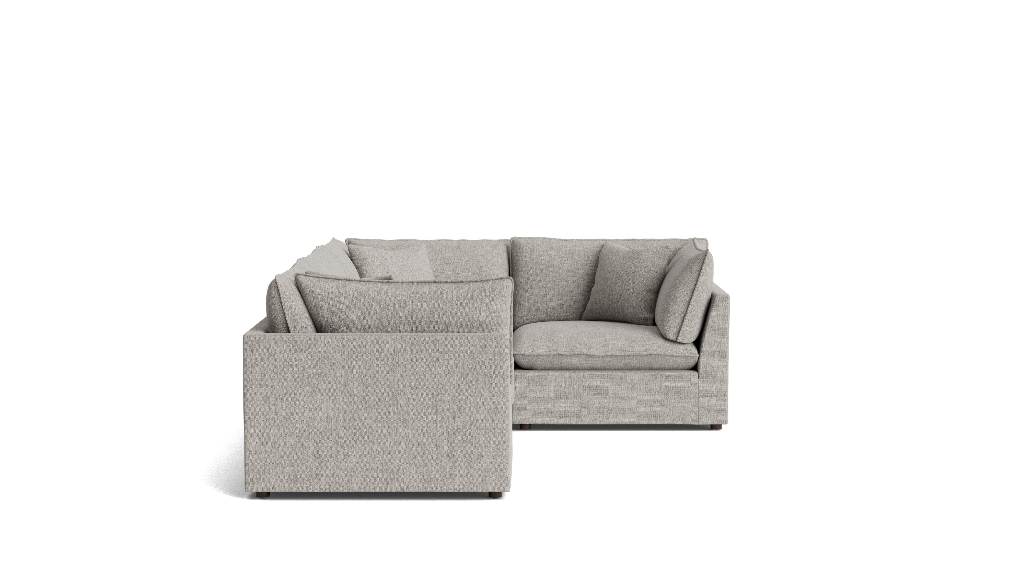 Chill Time 4-Piece Modular Sectional Closed, Heather