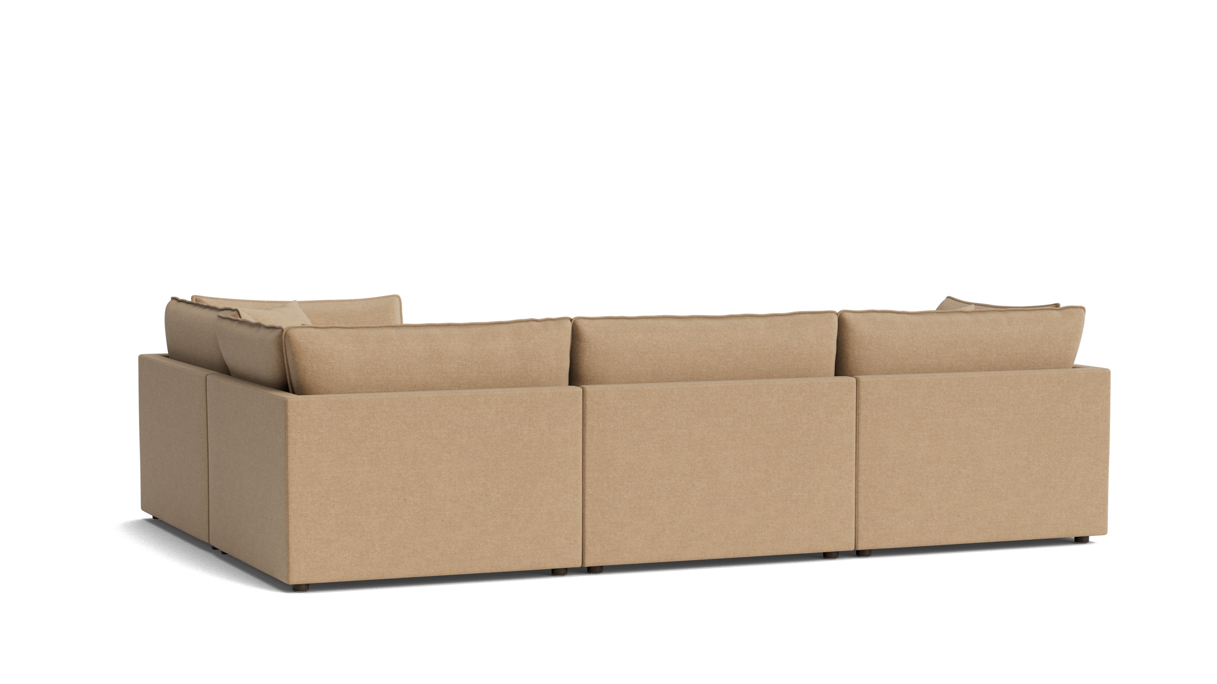 Chill Time 4 - Piece Modular Sectional Closed, Hazelnut - Sundays Company CanadaSEC-YJ-050-145