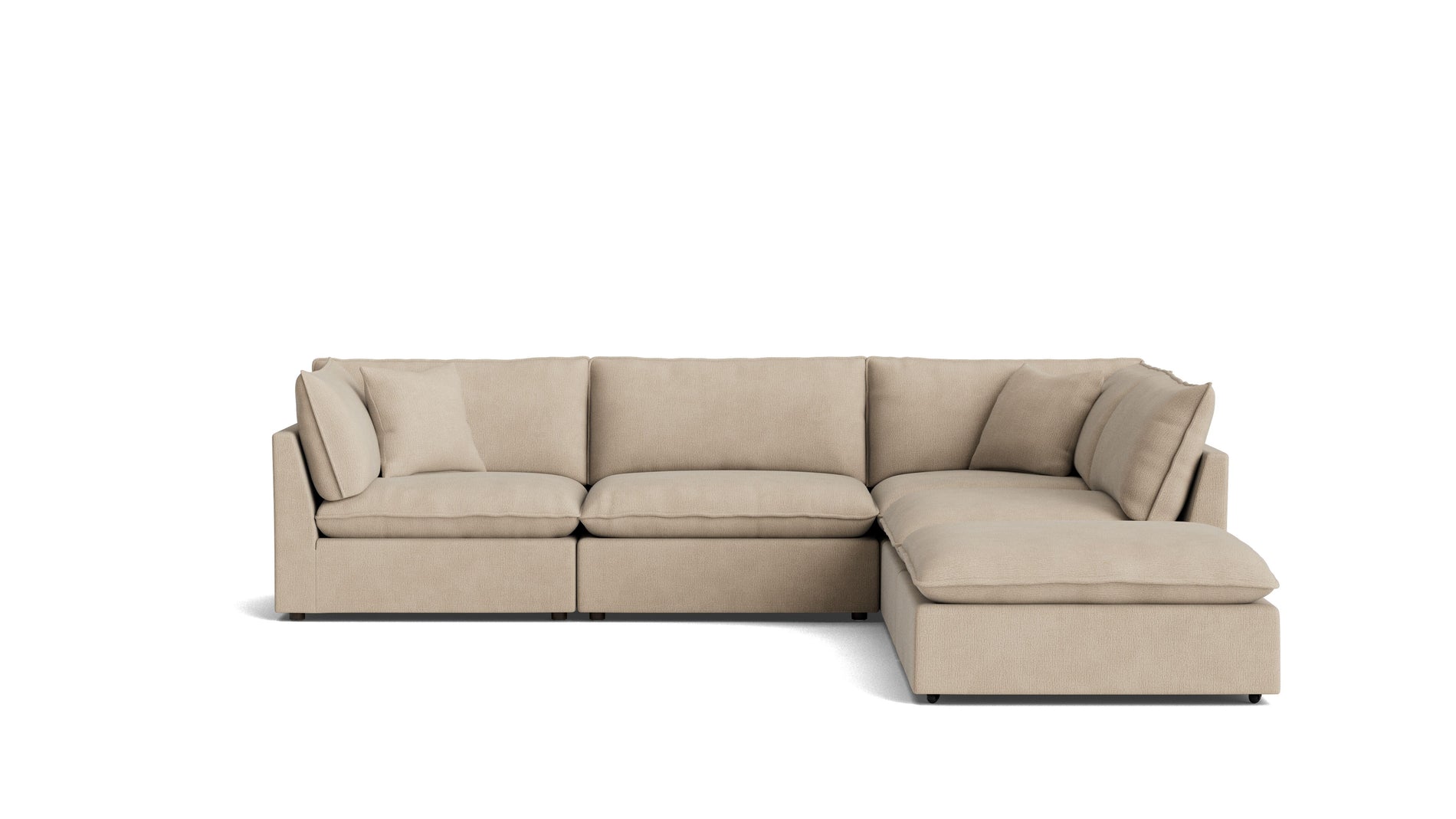 Chill Time 5-Piece Modular Sectional, Biscuit_image