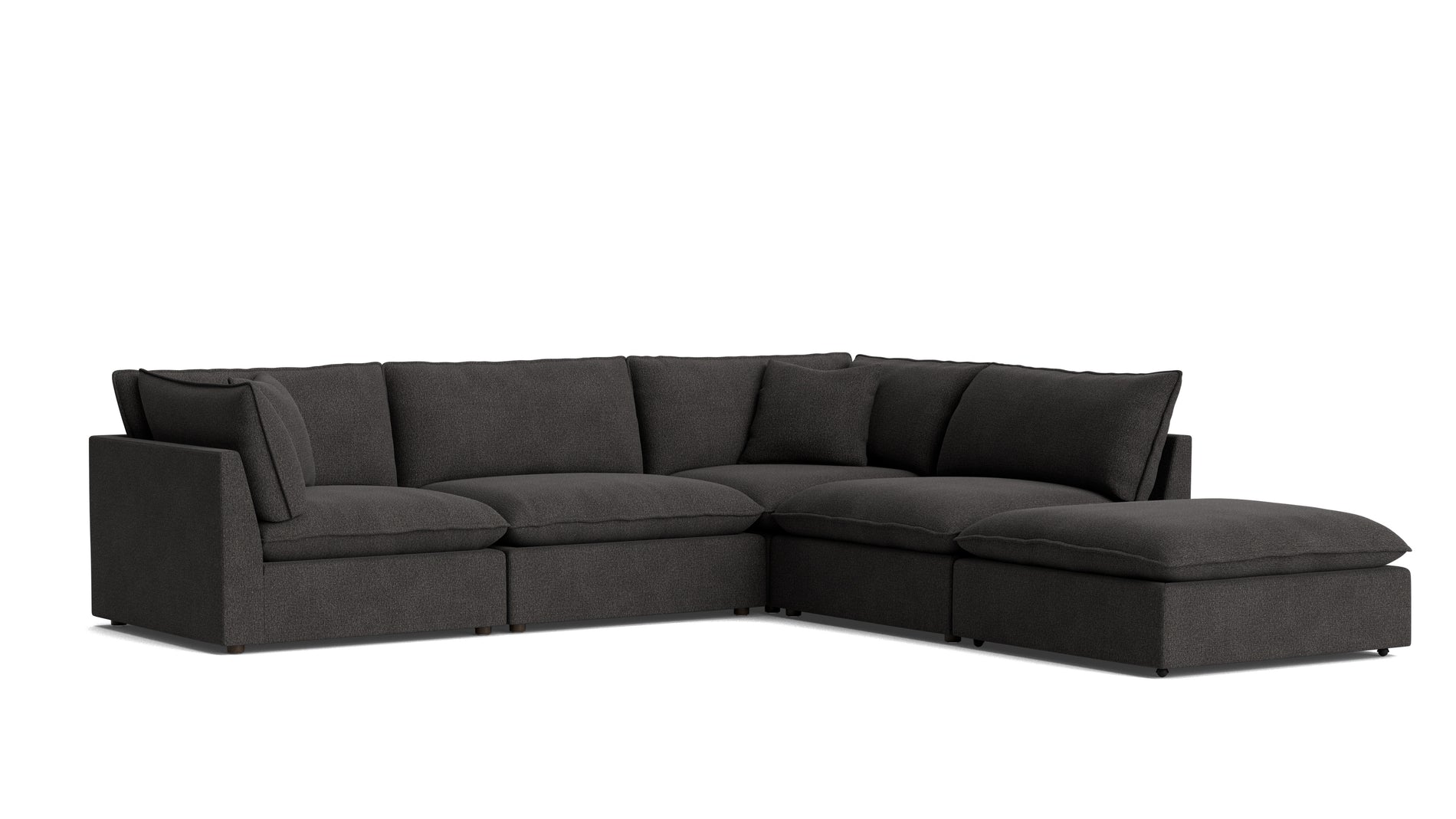 Chill Time 5-Piece Modular Sectional, Dark Shadow_image