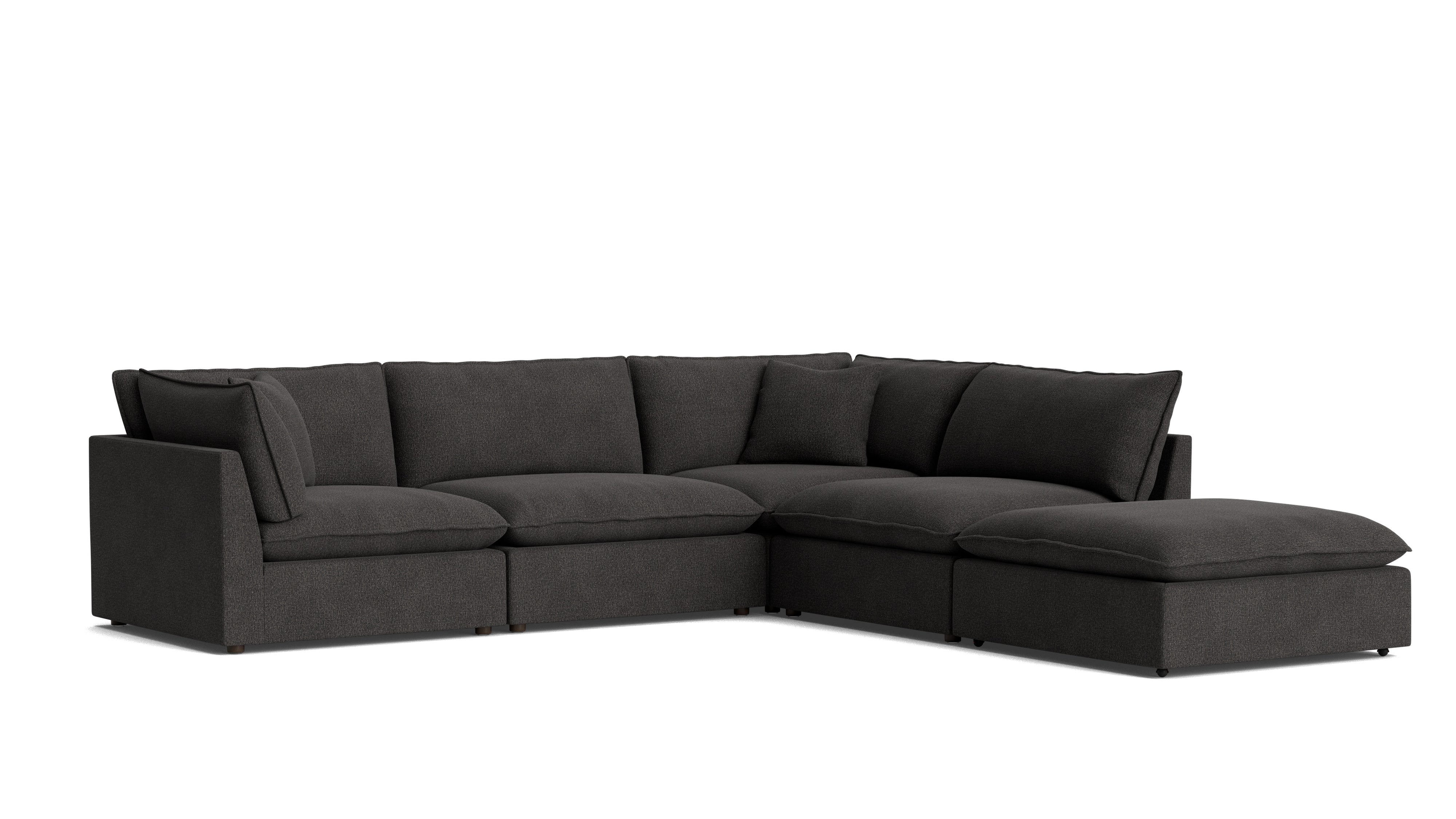 Chill Time 5 - Piece Modular Sectional, Dark Shadow - Sundays Company CanadaSEC-YJ-051-025