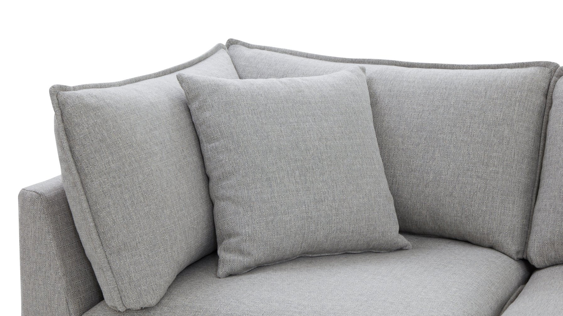 Chill Time 5-Piece Modular Sectional, Heather - Image 7