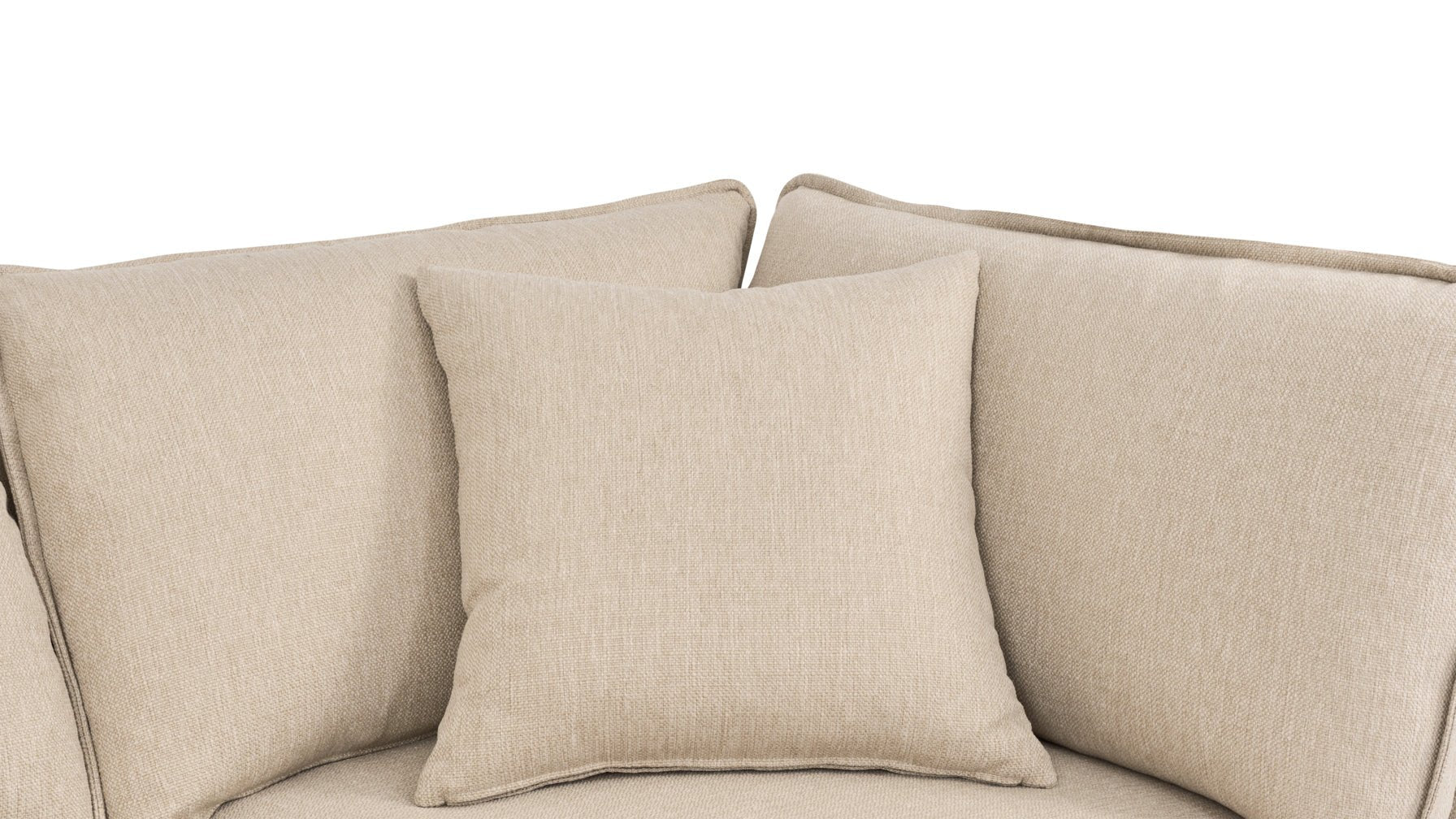 Chill Time 5-Piece Modular Sectional Closed, Biscuit - Image 7