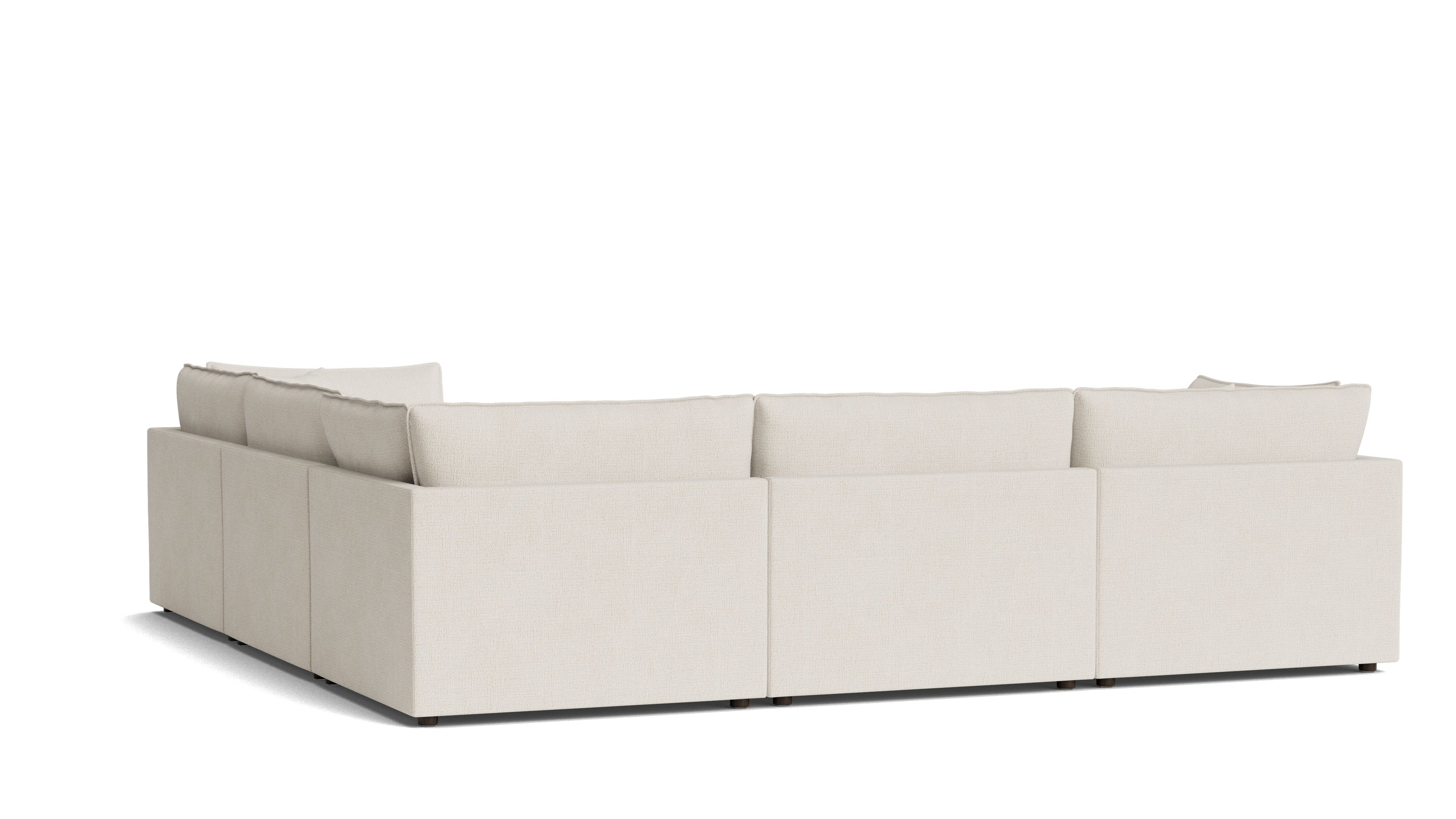 Chill Time 5-Piece Modular Sectional Closed, Birch