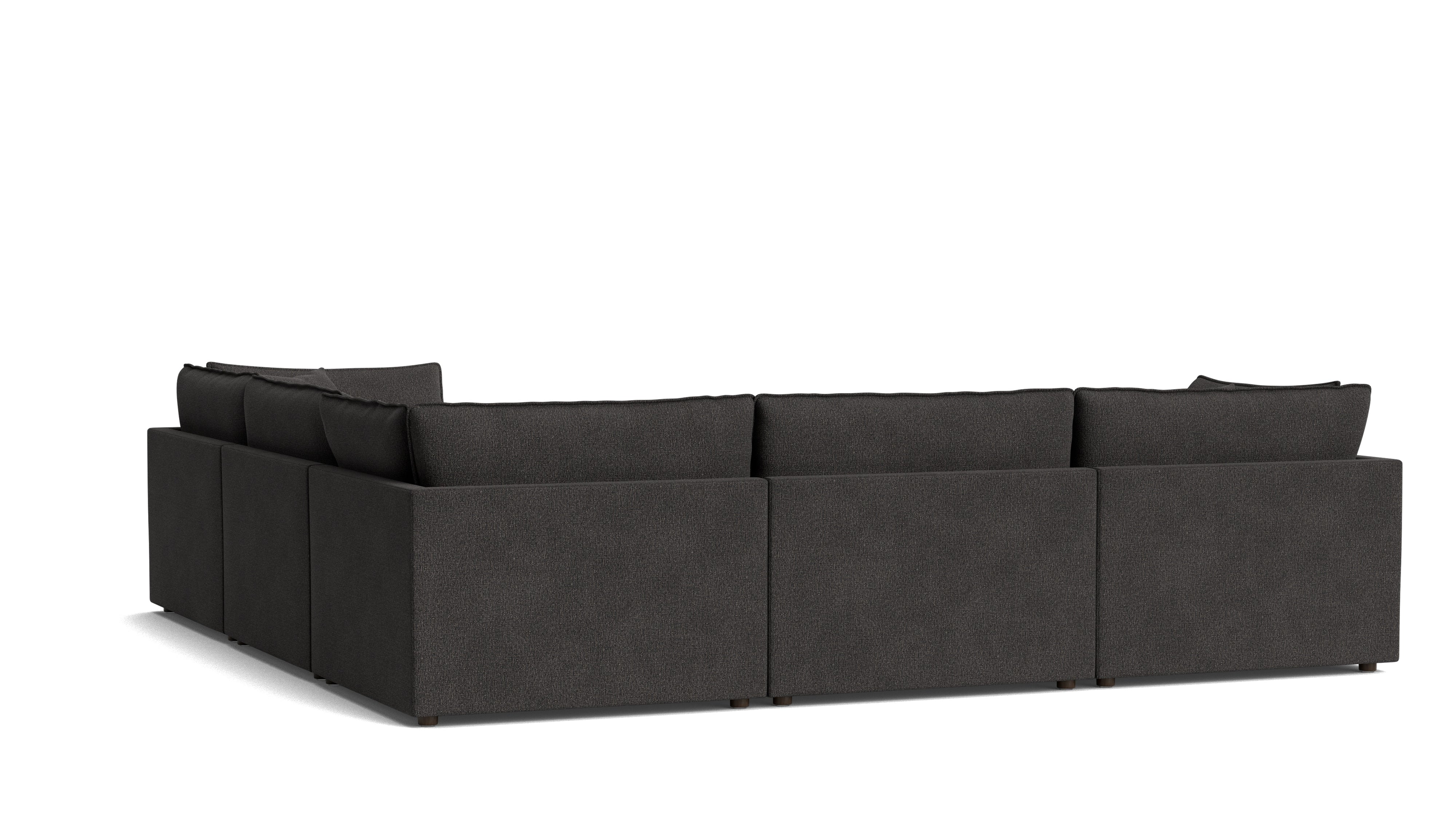 Chill Time 5 - Piece Modular Sectional Closed, Dark Shadow - Sundays Company CanadaSEC-YJ-052-025
