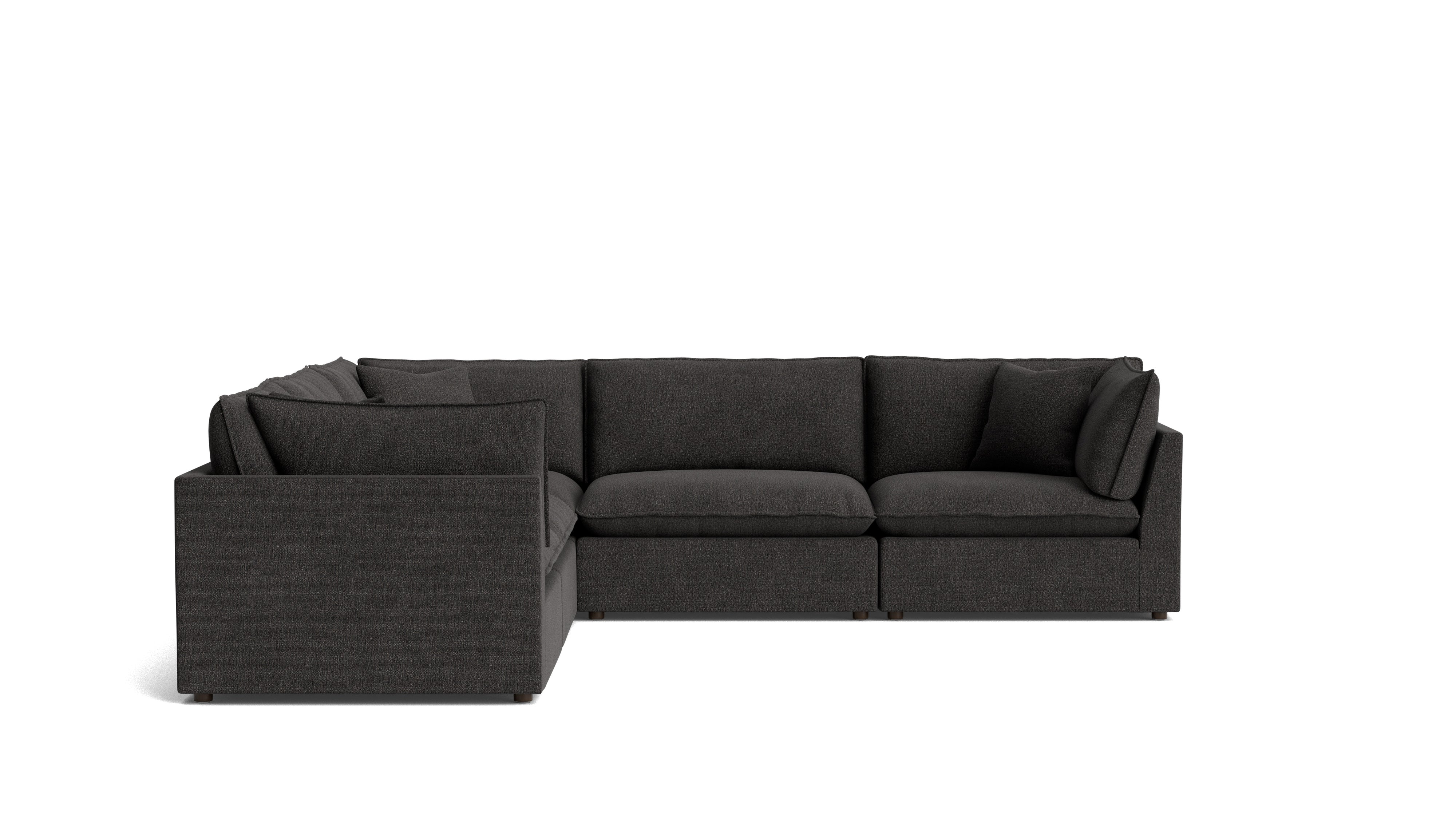 Chill Time 5 - Piece Modular Sectional Closed, Dark Shadow - Sundays Company CanadaSEC-YJ-052-025