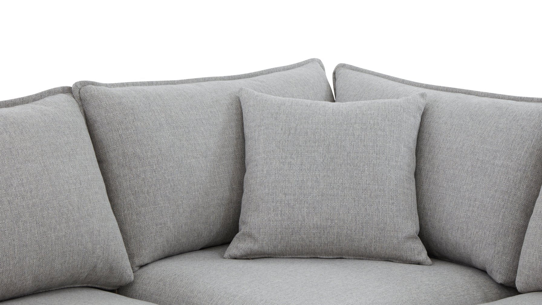 Chill Time 5-Piece Modular Sectional Closed, Heather - Image 8