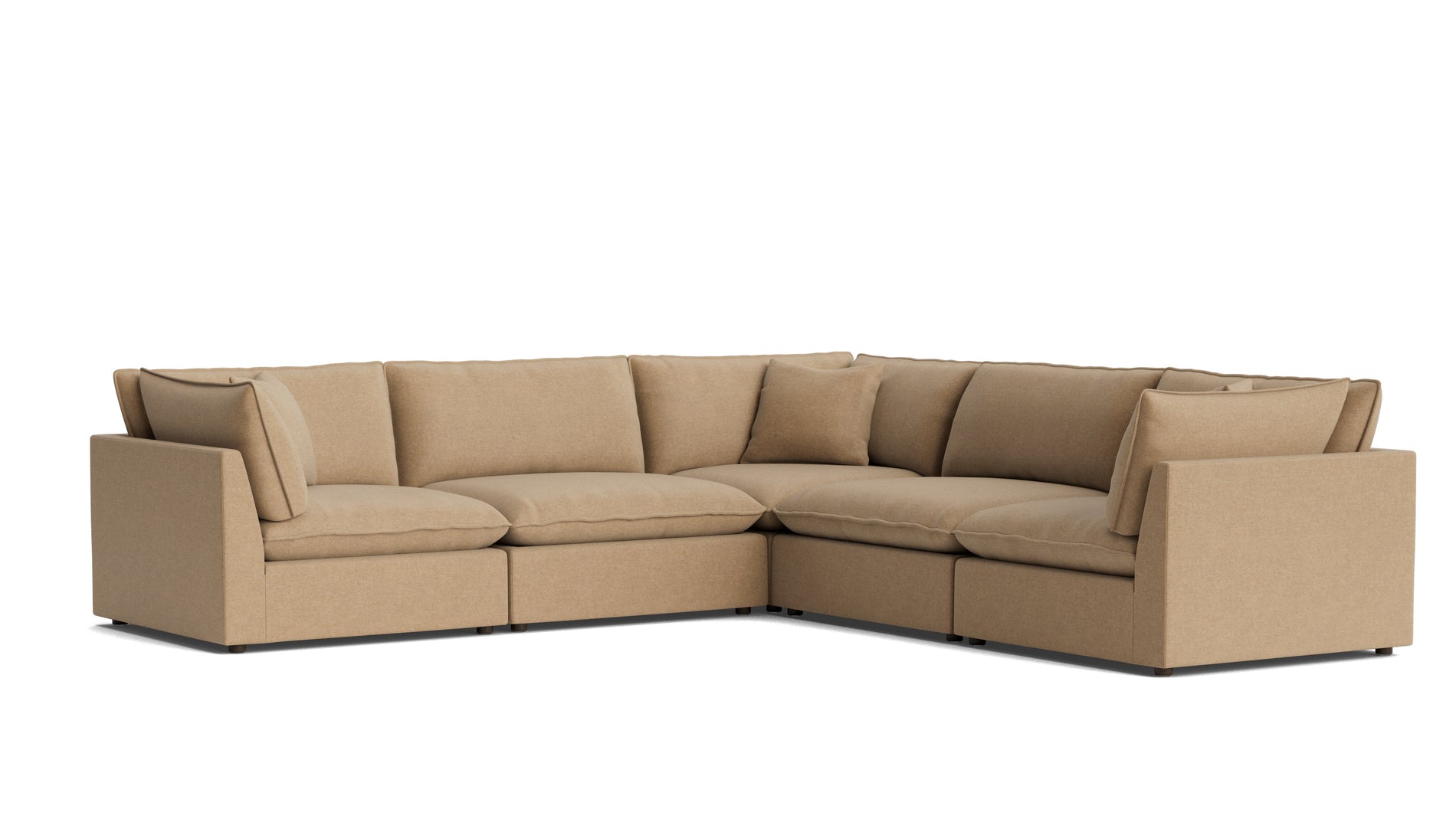 Chill Time 5-Piece Modular Sectional Closed, Hazelnut_image