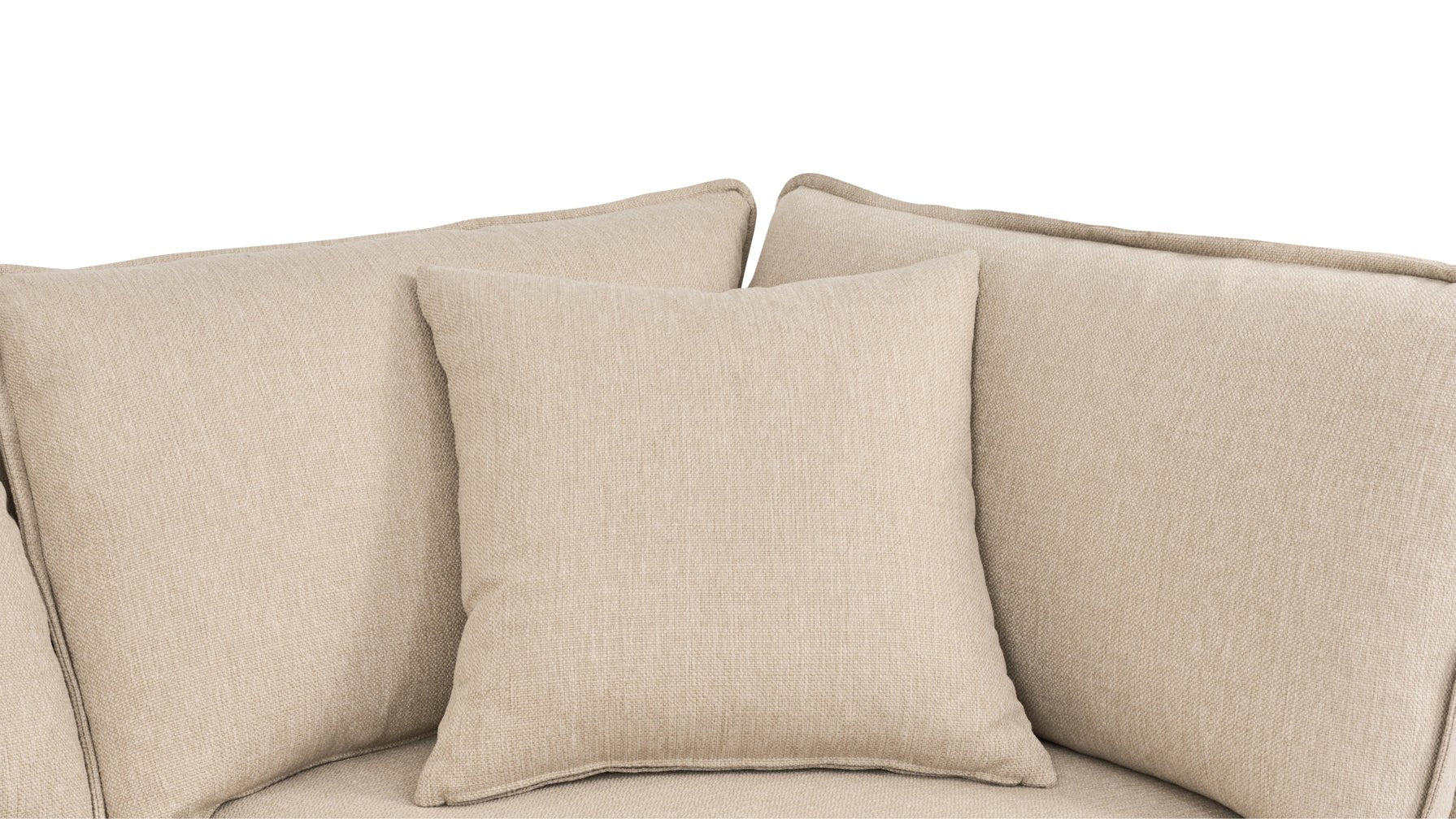 Chill Time 5-Piece Modular U-Shaped Sectional, Biscuit - Image 7