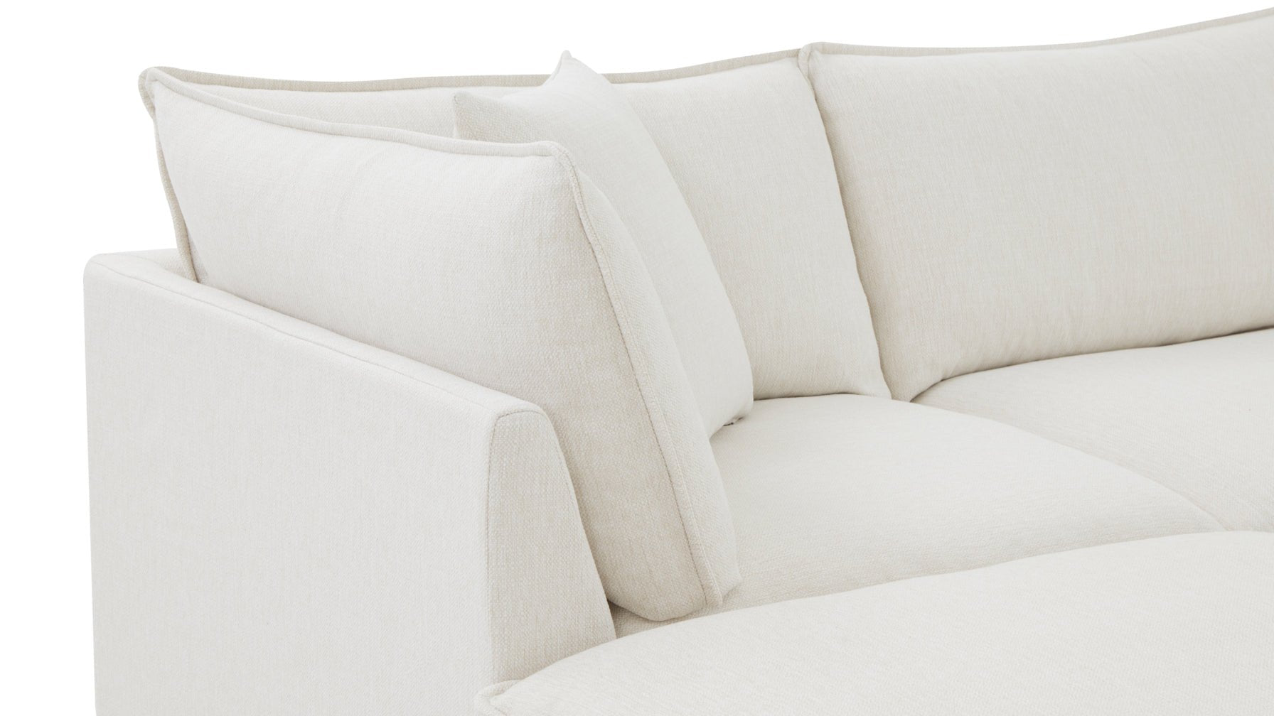 Chill Time 5-Piece Modular U-Shaped Sectional, Birch - Image 9