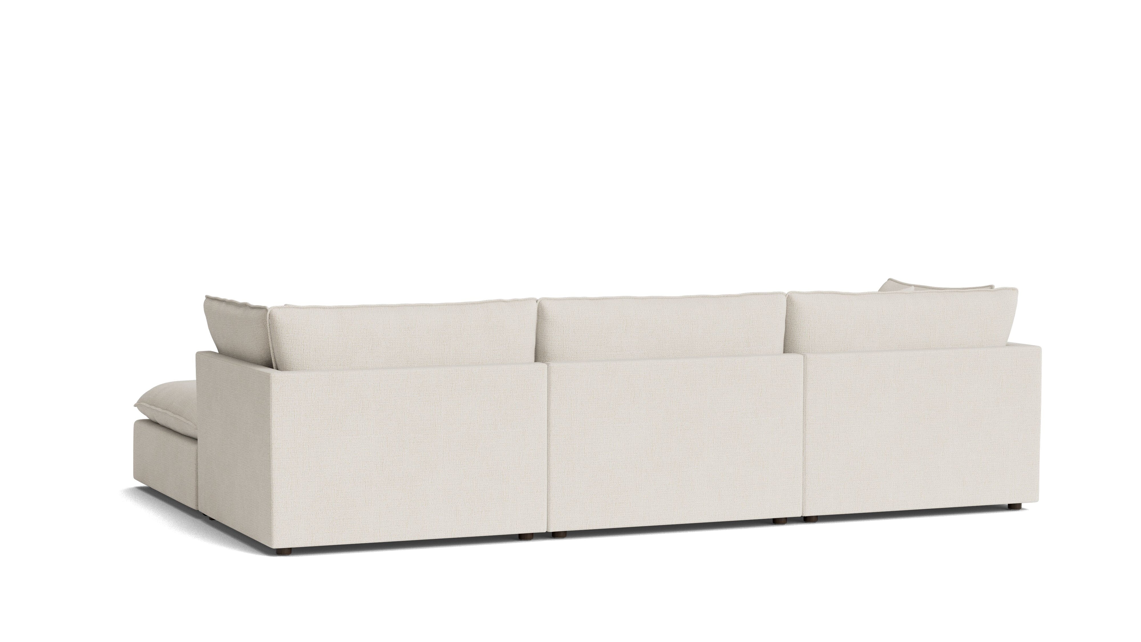 Chill Time 5-Piece Modular U-Shaped Sectional, Birch