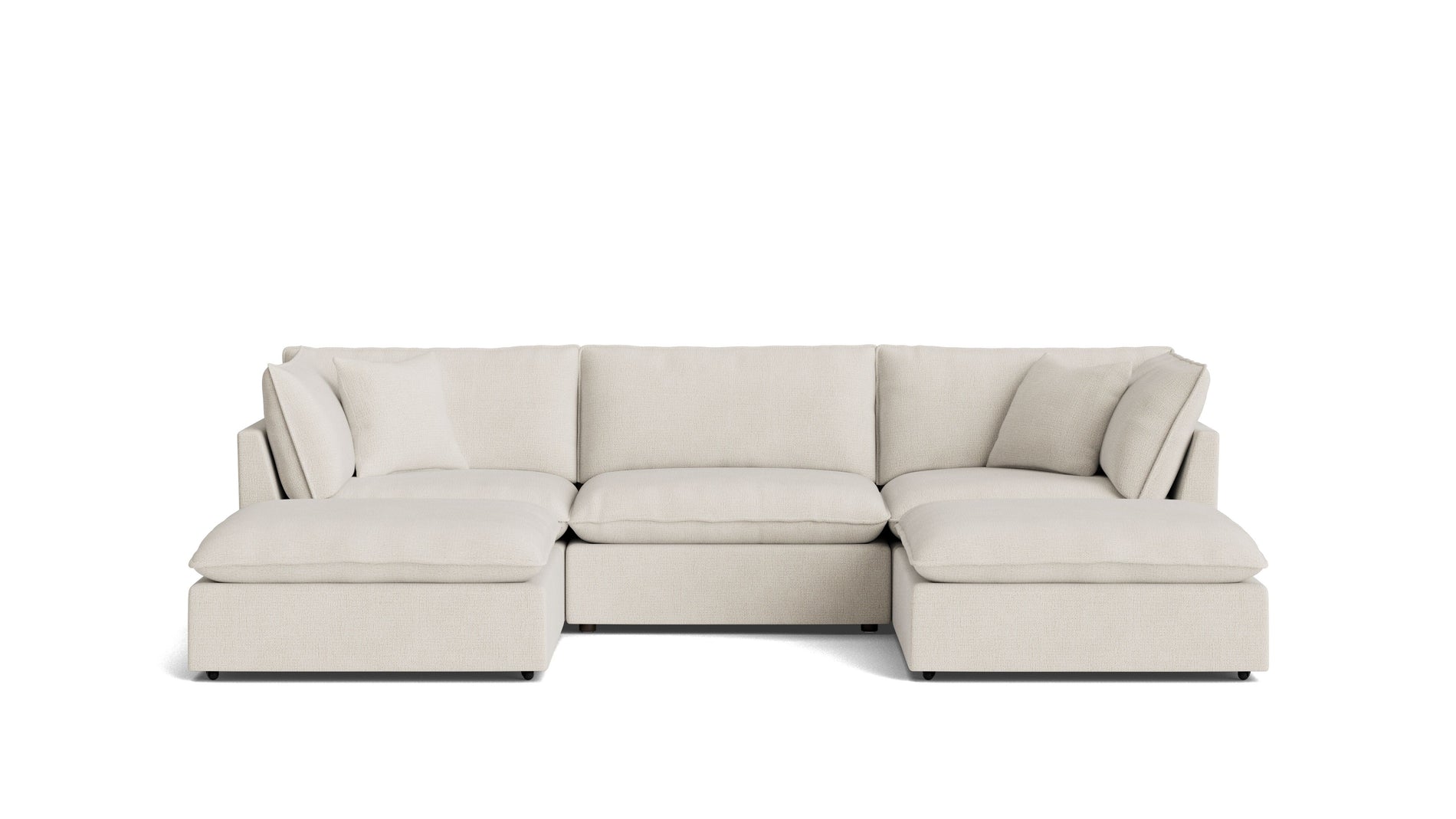 Chill Time 5-Piece Modular U-Shaped Sectional, Birch_image