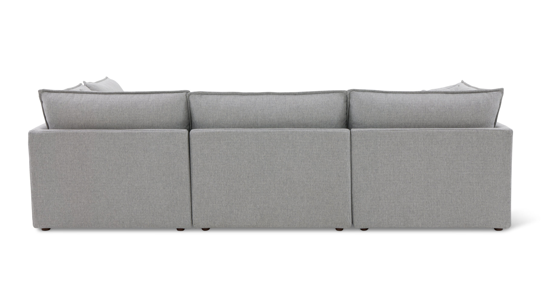Chill Time 5-Piece Modular U-Shaped Sectional, Heather - Image 10