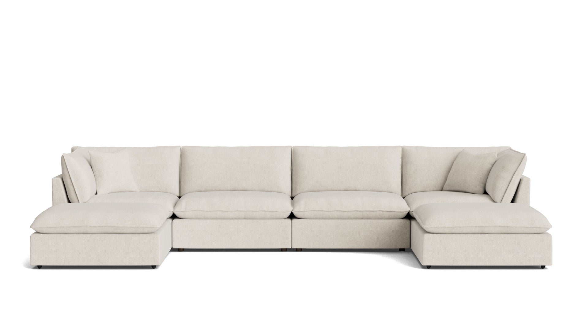 Chill Time 6-Piece Modular U-Shaped Sectional, Birch_image