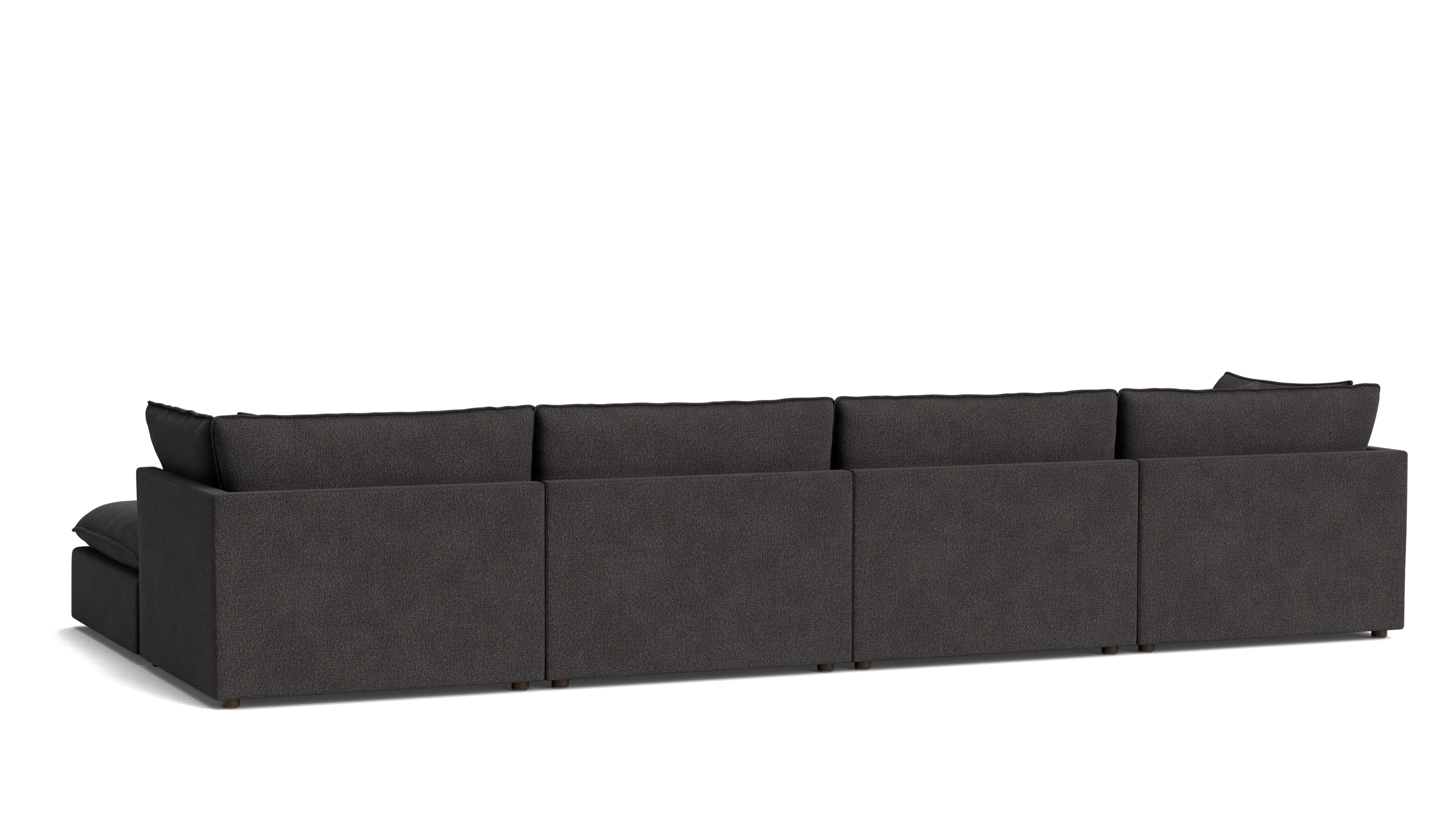 Chill Time 6 - Piece Modular U - Shaped Sectional, Dark Shadow - Sundays Company CanadaSEC-YJ-054-025