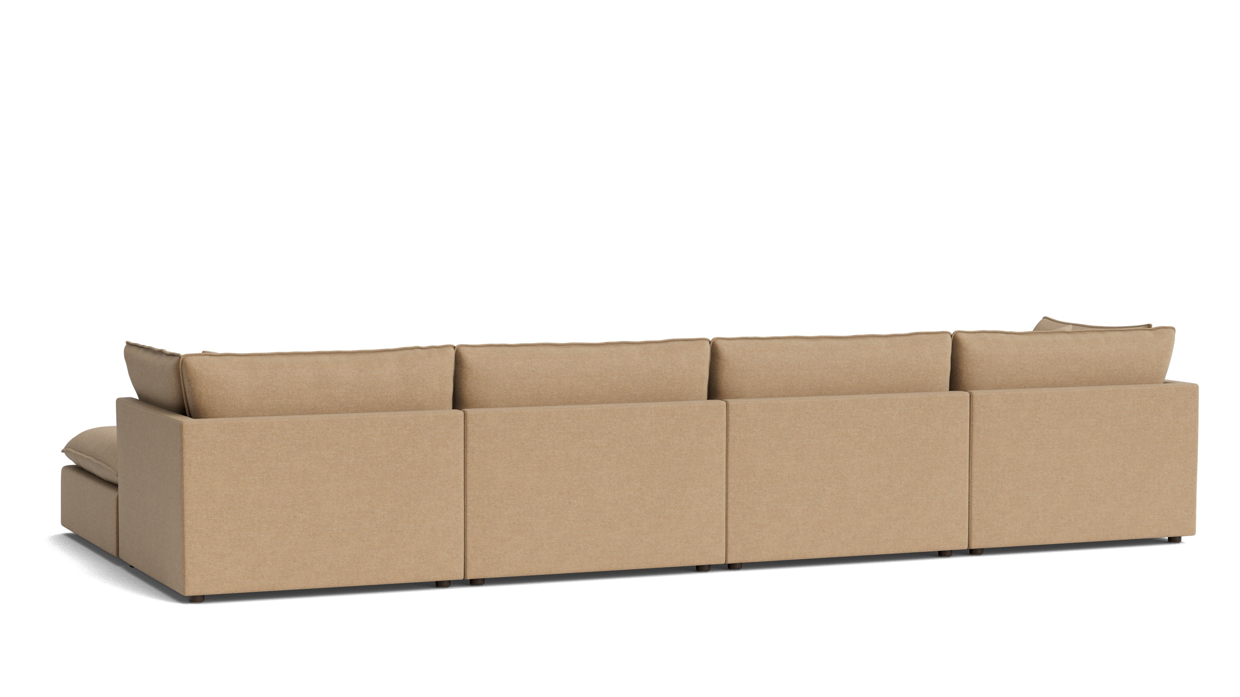 Chill Time 6 - Piece Modular U - Shaped Sectional, Hazelnut - Sundays Company CanadaSEC-YJ-054-145
