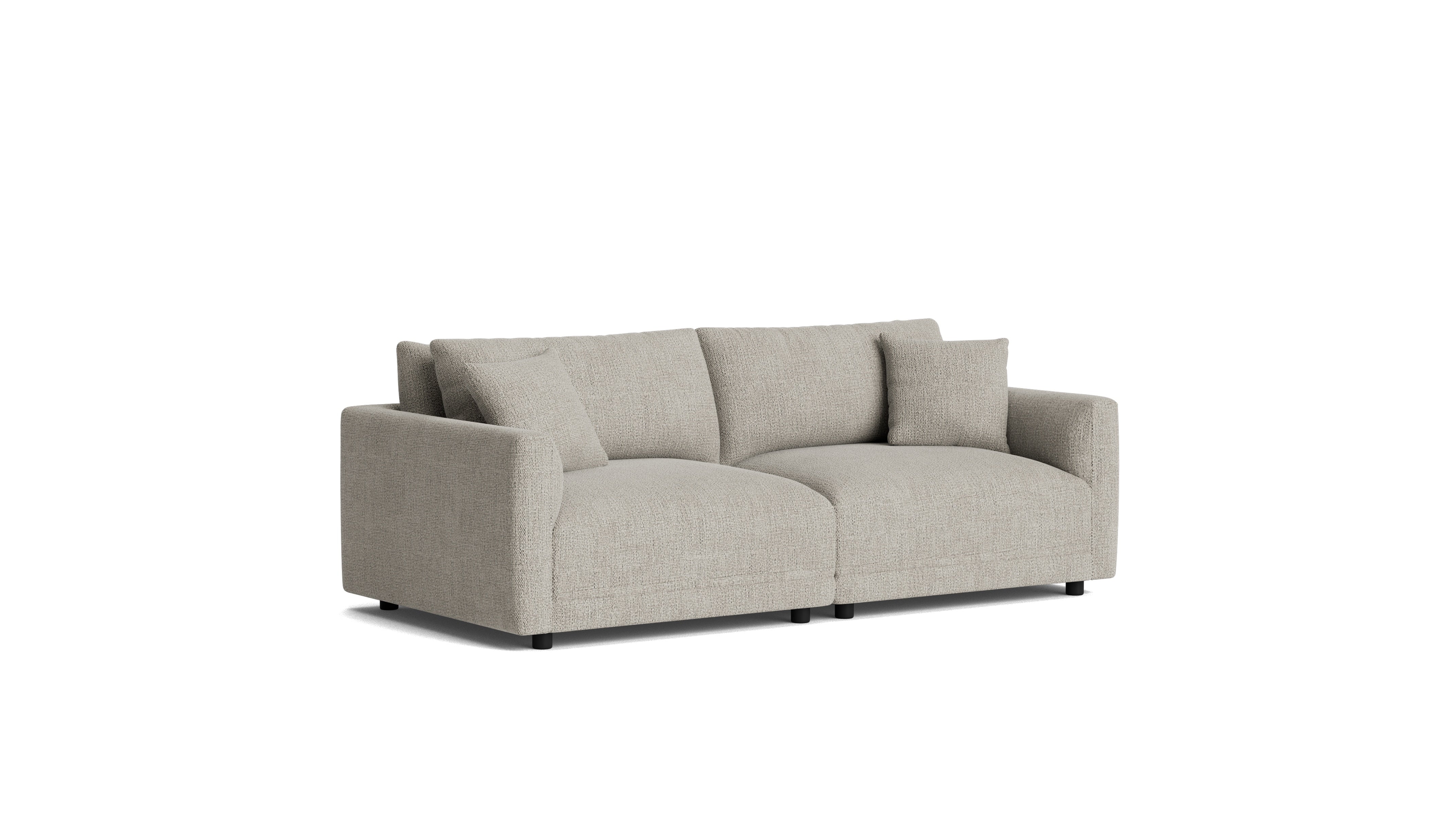 Soft Spot 2-Piece Modular Sofa, Oatmeal - Sundays Company Canada