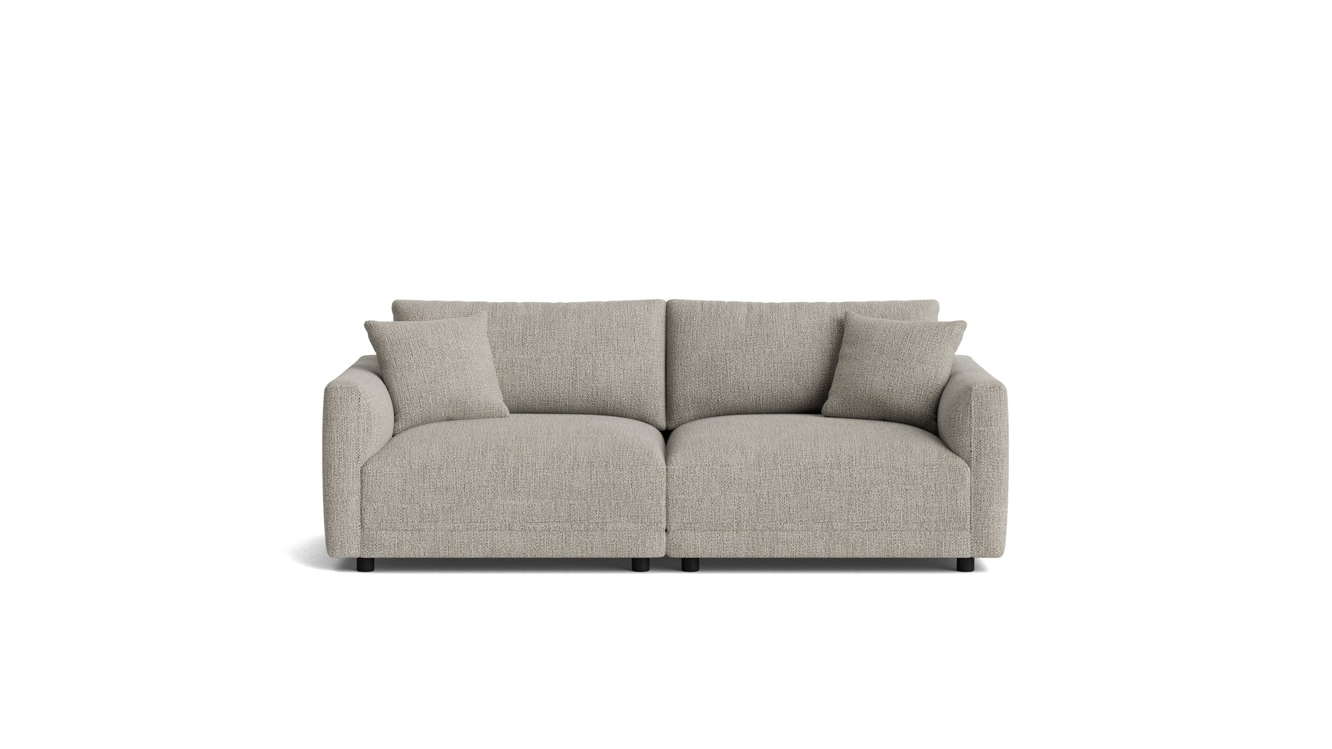 Soft Spot 2-Piece Modular Sofa, Oatmeal_image