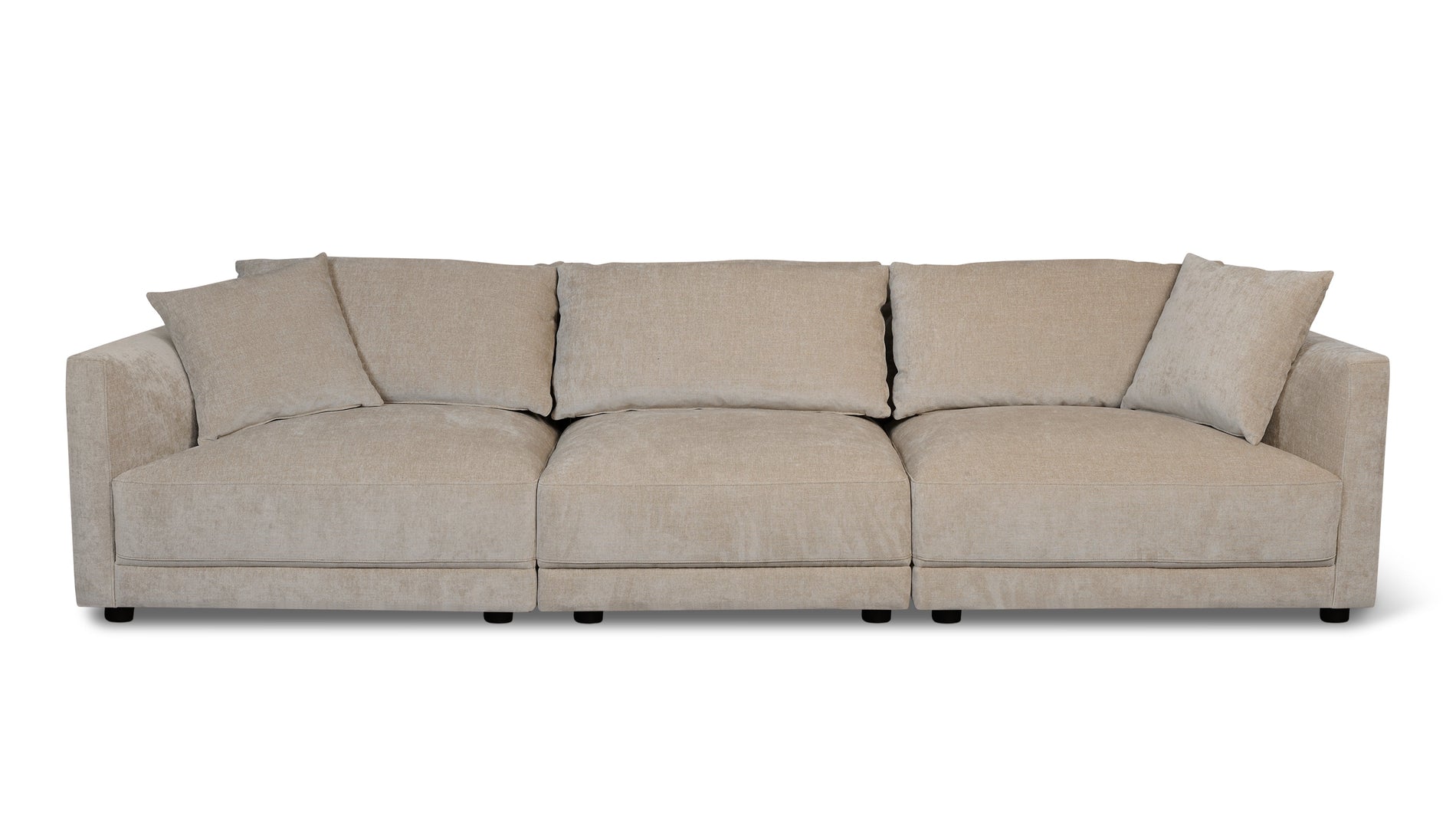 Soft Spot 3-Piece Modular Sofa, Cashew_image