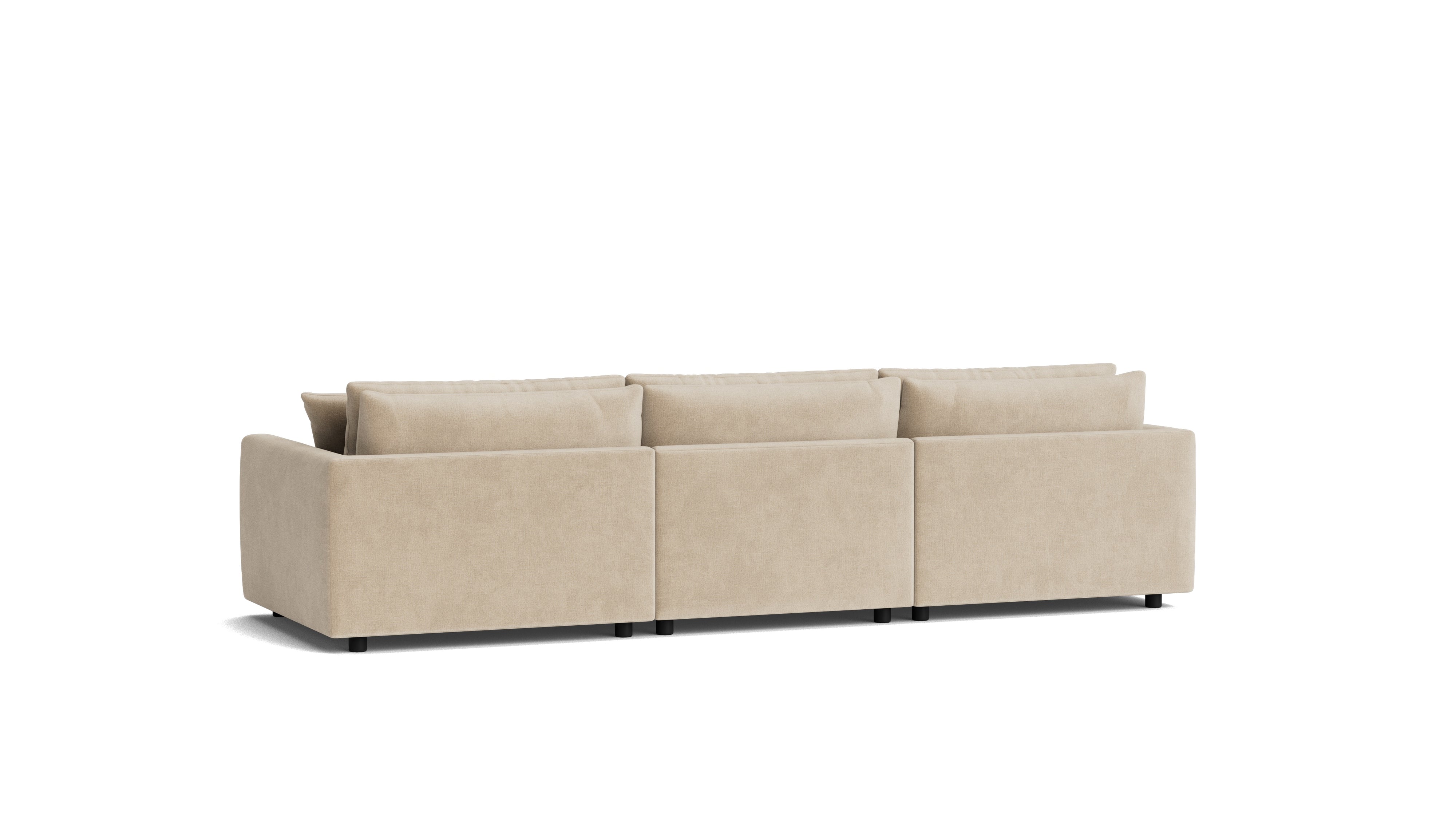 Soft Spot 3-Piece Modular Sofa, Cashew