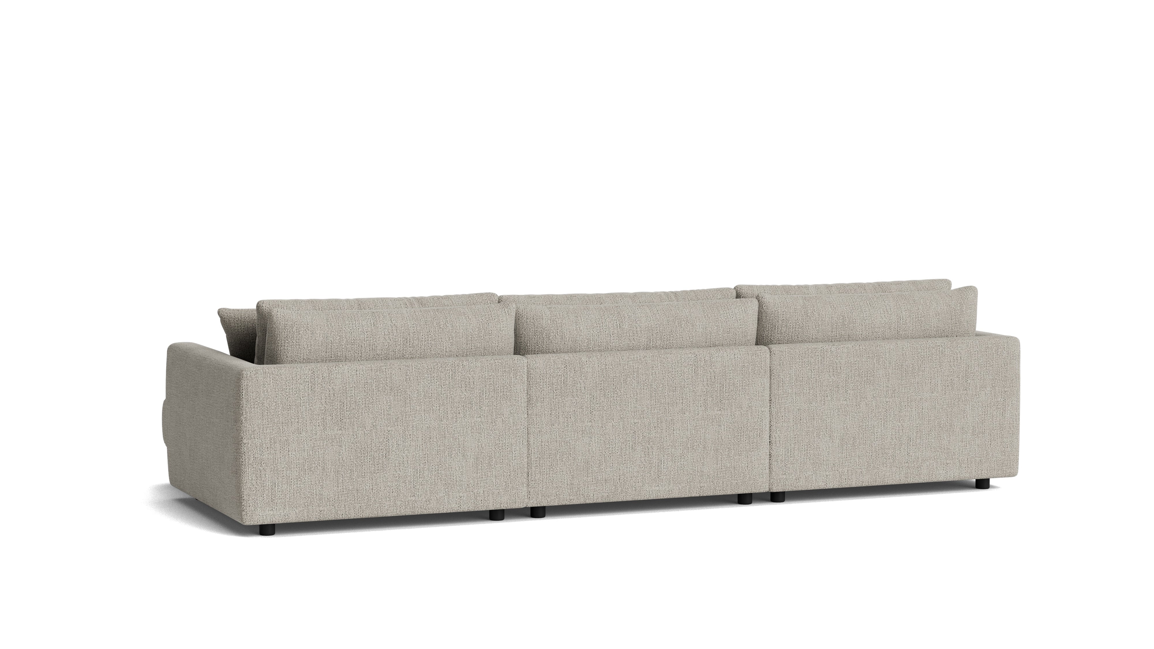 Soft Spot 3-Piece Modular Sectional Right, Oatmeal