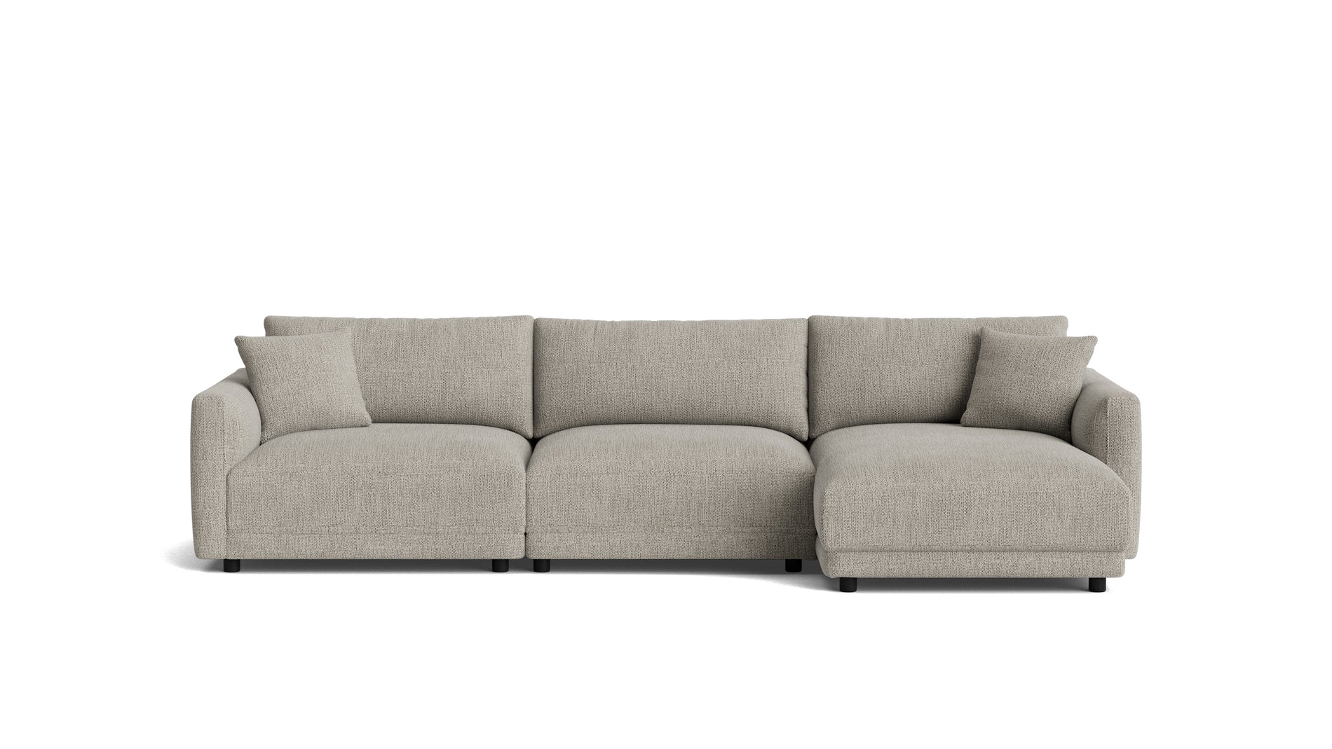 Soft Spot 3-Piece Modular Sectional Right, Oatmeal_image