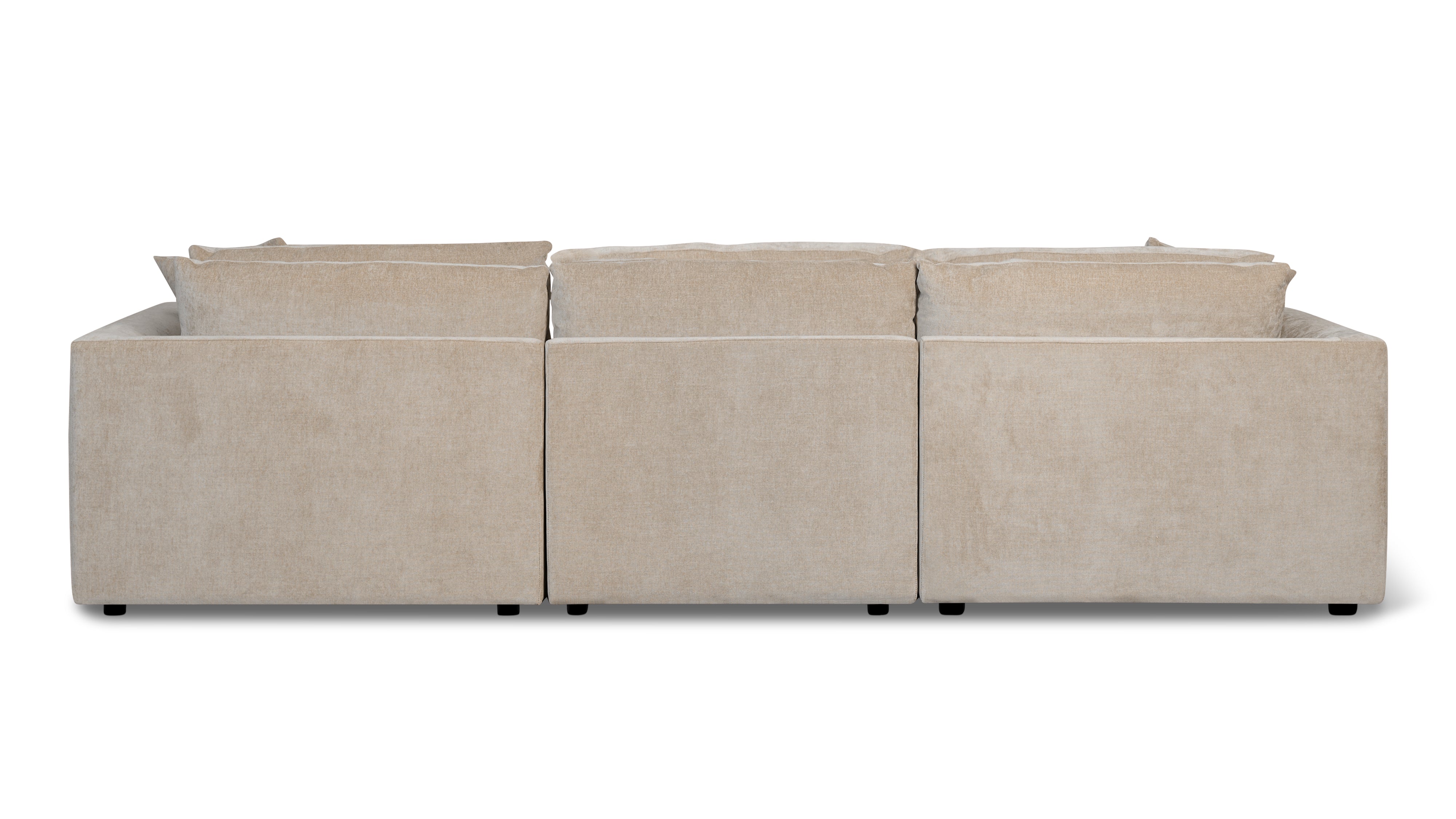 Soft Spot 3-Piece Modular Sectional Right, Cashew - Image 9