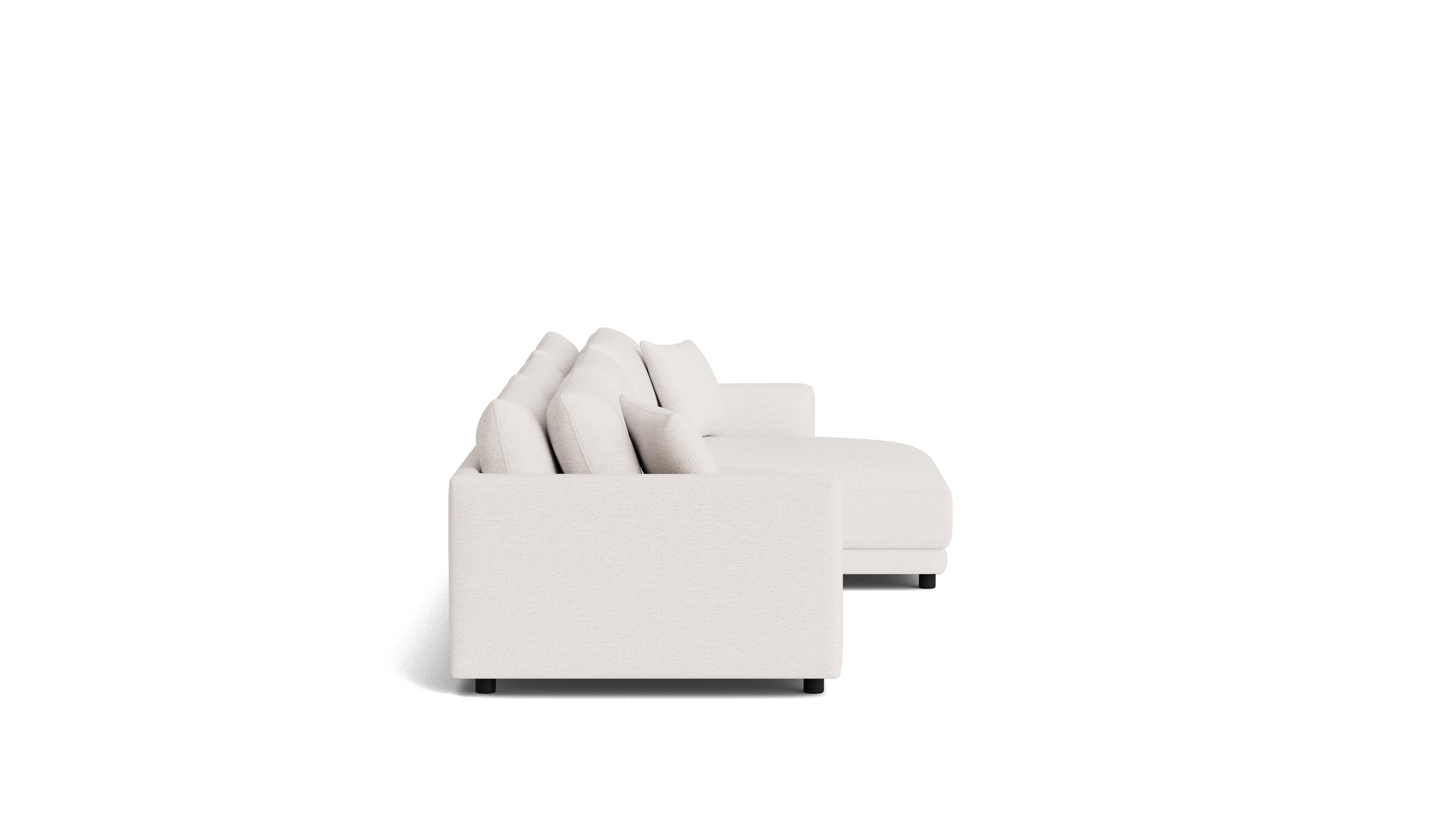 Soft Spot 3-Piece Modular Sectional Right, Nomad Snow