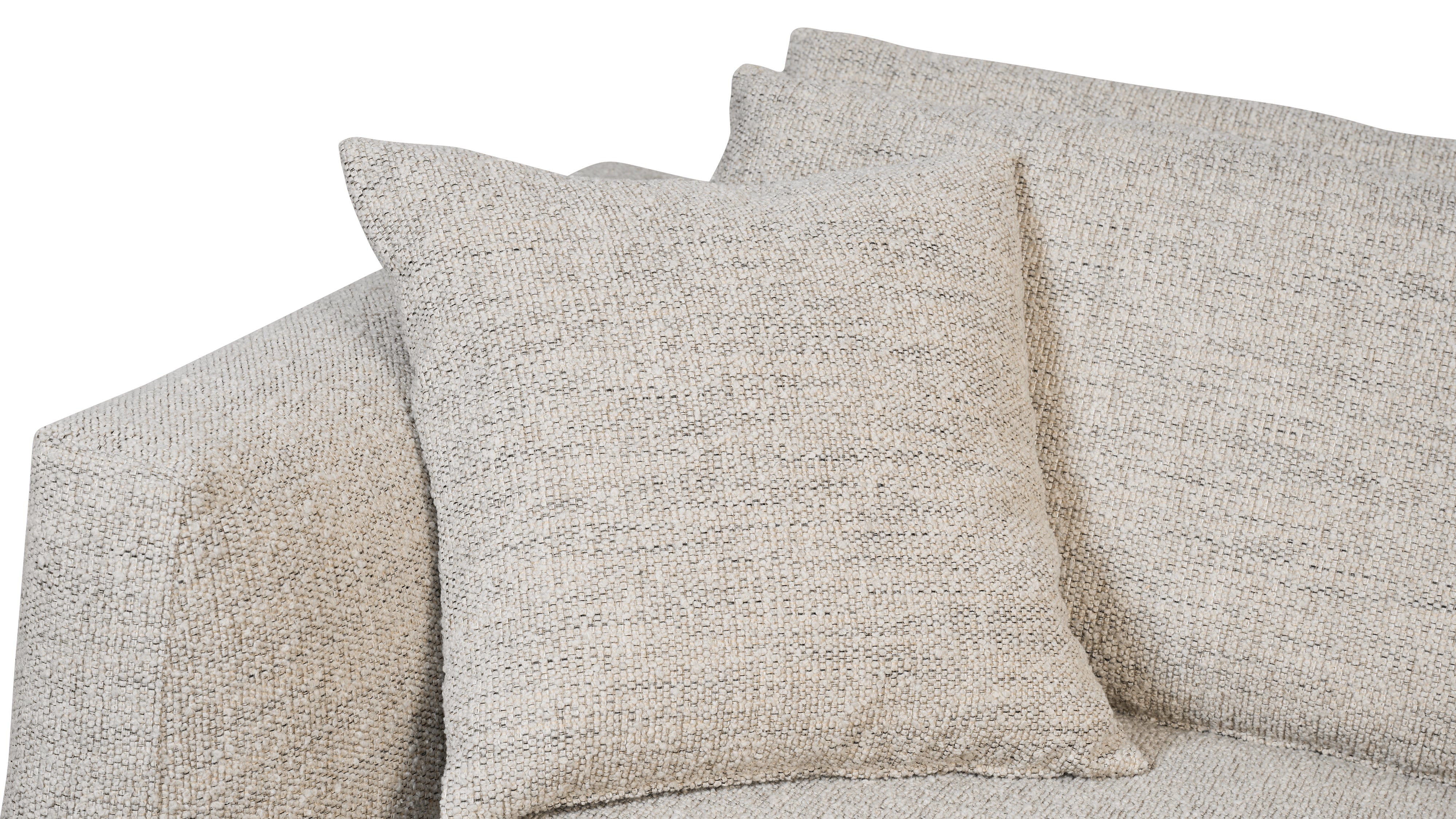 Soft Spot 4-Piece Modular Sectional Left, Oatmeal - Image 6