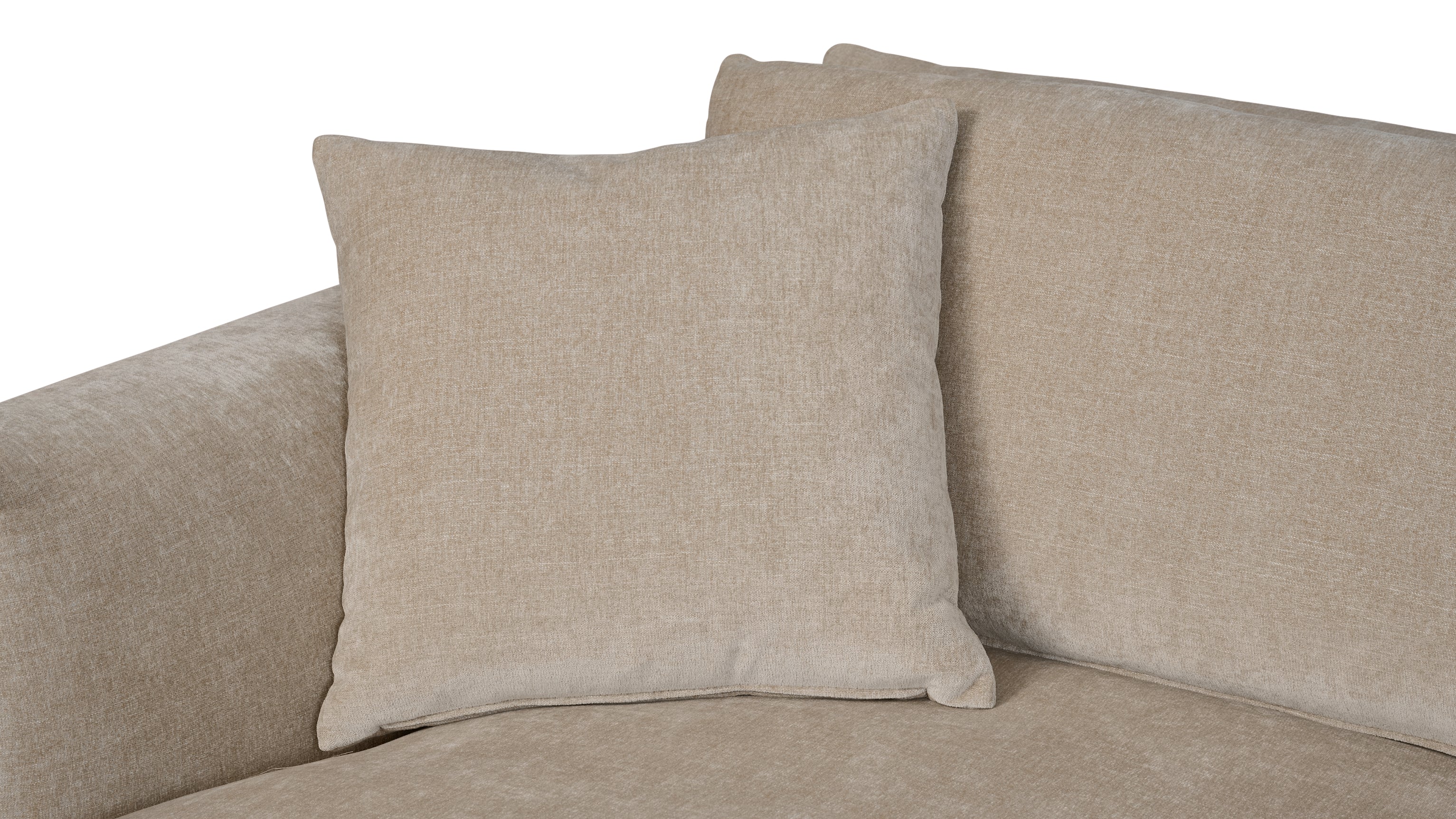 Soft Spot 4-Piece Modular Sectional Left, Cashew - Image 6