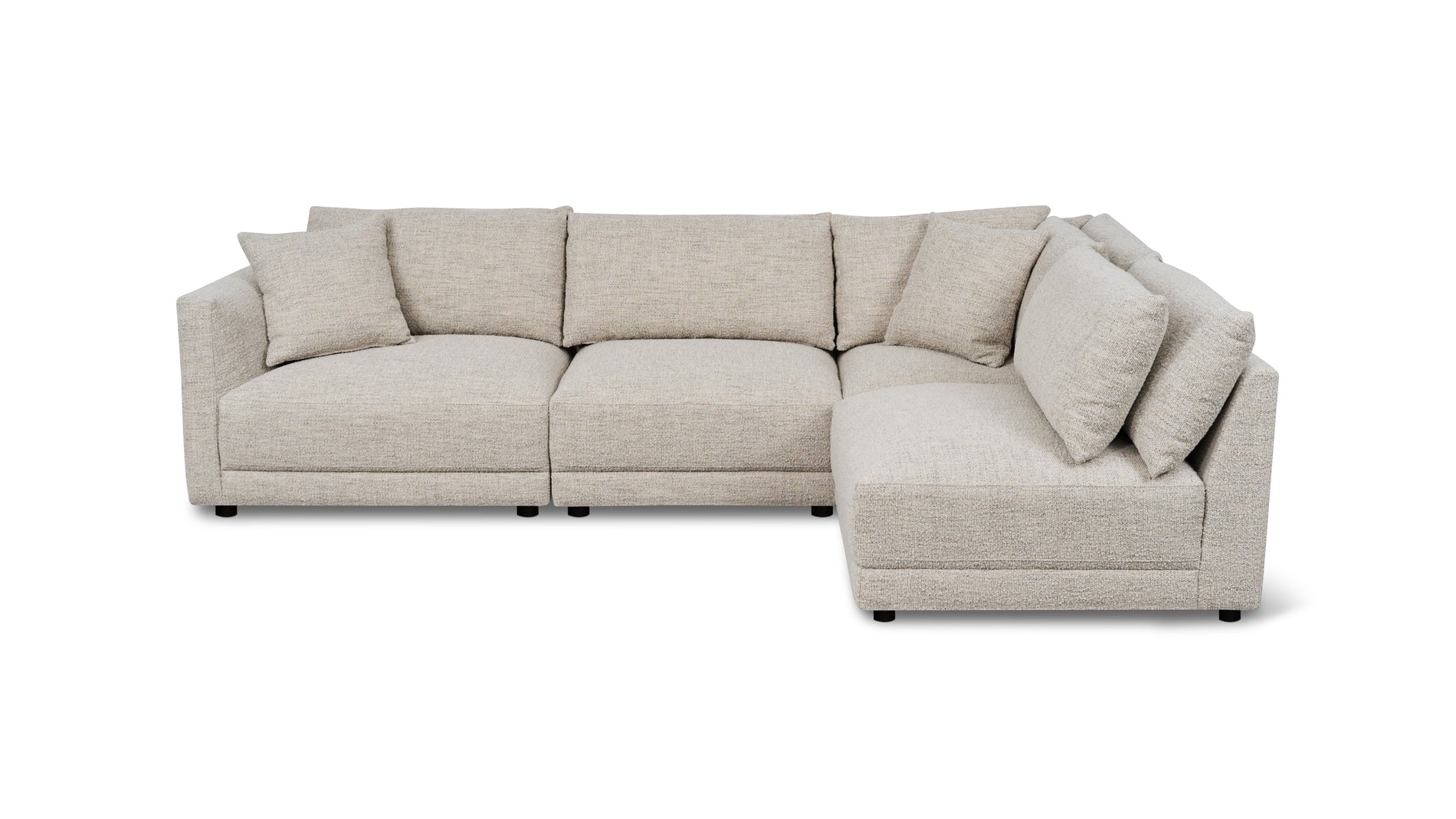 Soft Spot 4-Piece Modular Sectional Right, Oatmeal_image
