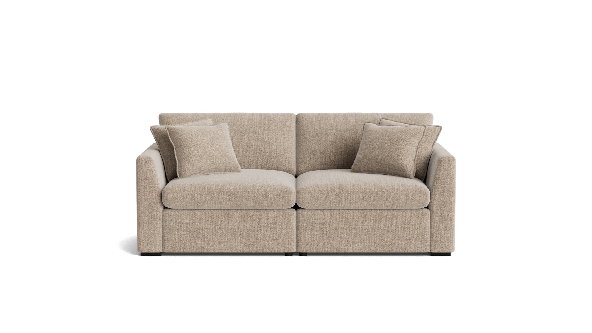 Lift Off Power Recliner 2-Piece Modular Sofa, Champagne_image